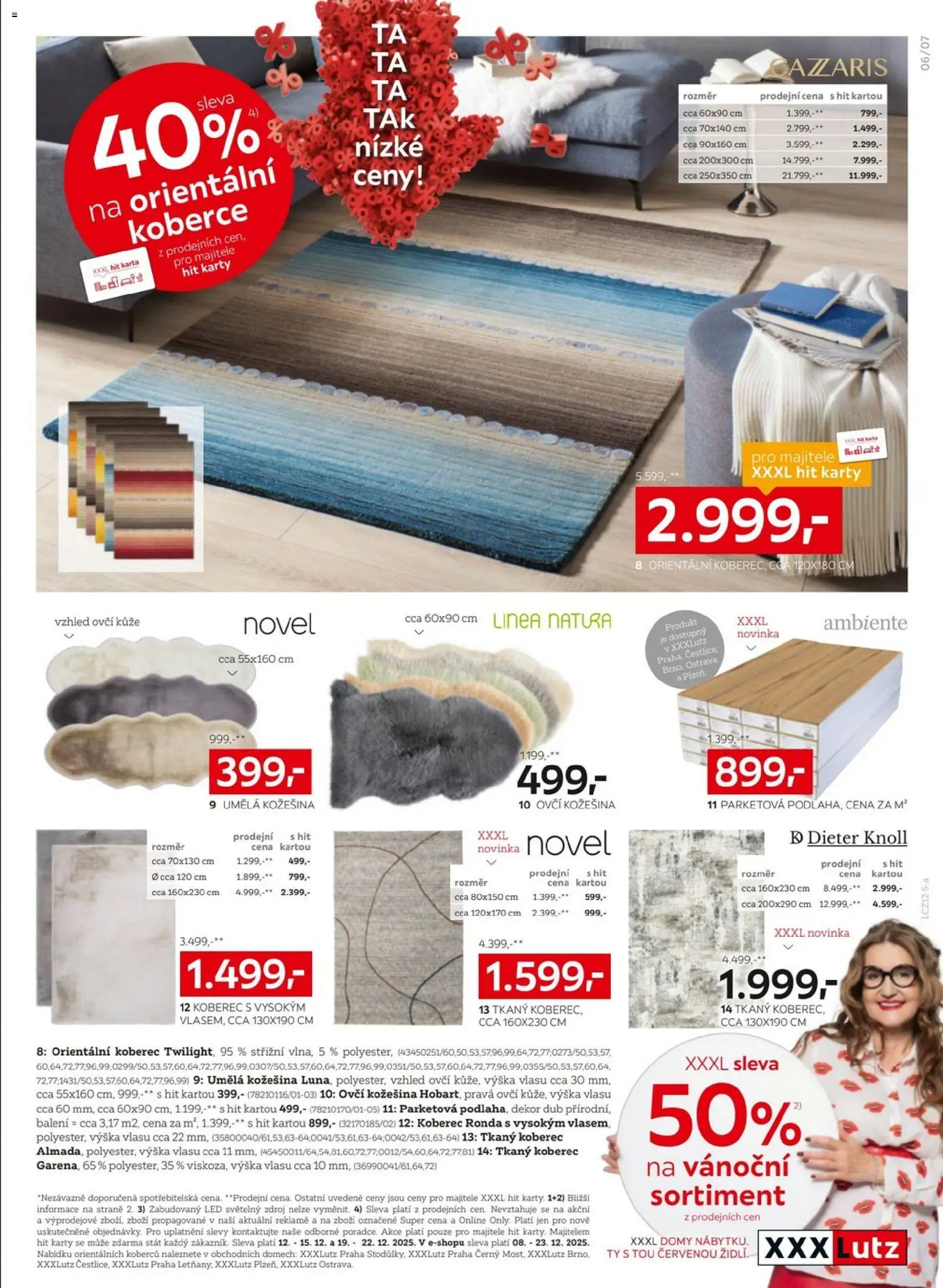 XXXLutz leták od 08.12.2025 | Strana: 7 | Produkty: Umělá kožešina, Koberce, Koberec, LED