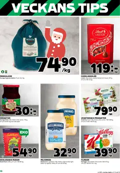 Coop Daglivs - erbjudanden - Förhandsvisning av reklamblad från butik Coop Daglivs aktuell från 22.12.2025 | Sida: 10 | Produkter: Kvarn, Galler, Majonnäs, Flingor