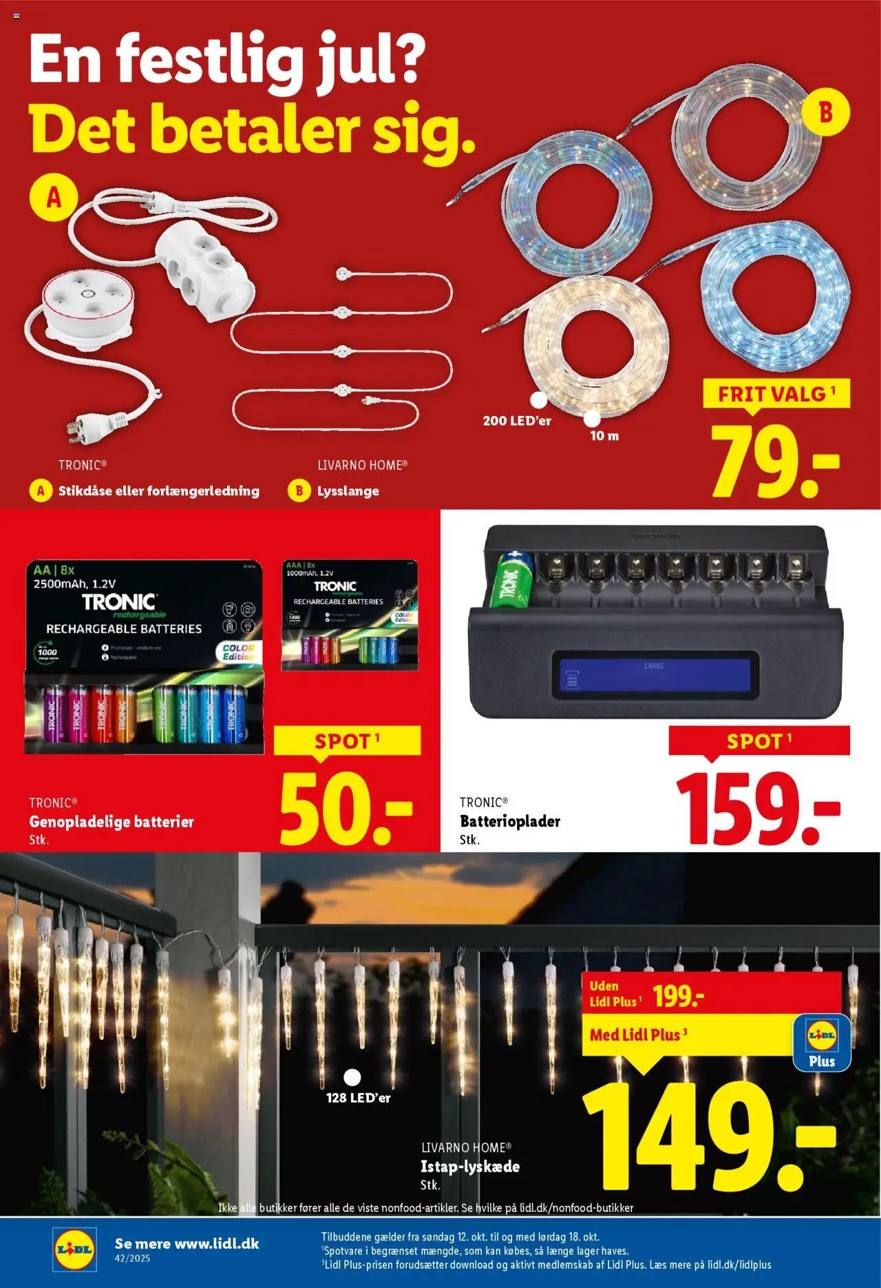 Lidl tilbudsavis – gyldig fra 12.10.2025 | Side: 18 | Produkter: Batterier, Søm