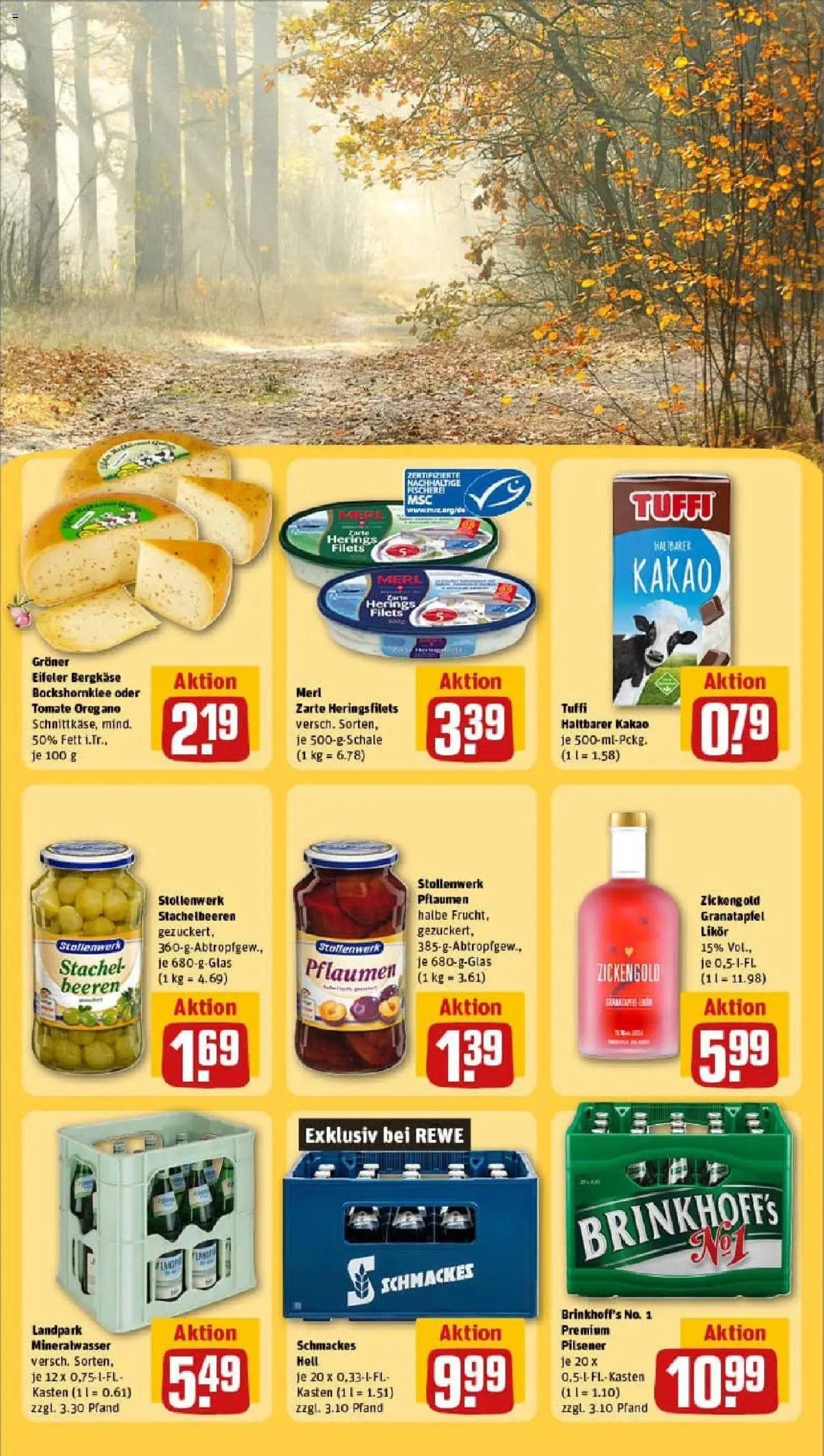 Rewe prospekt Duisburg	 – gültig ab 28.09.2025 | Seite: 25 | Produkte: Granatapfel, Pflaumen, Likör, Mineralwasser