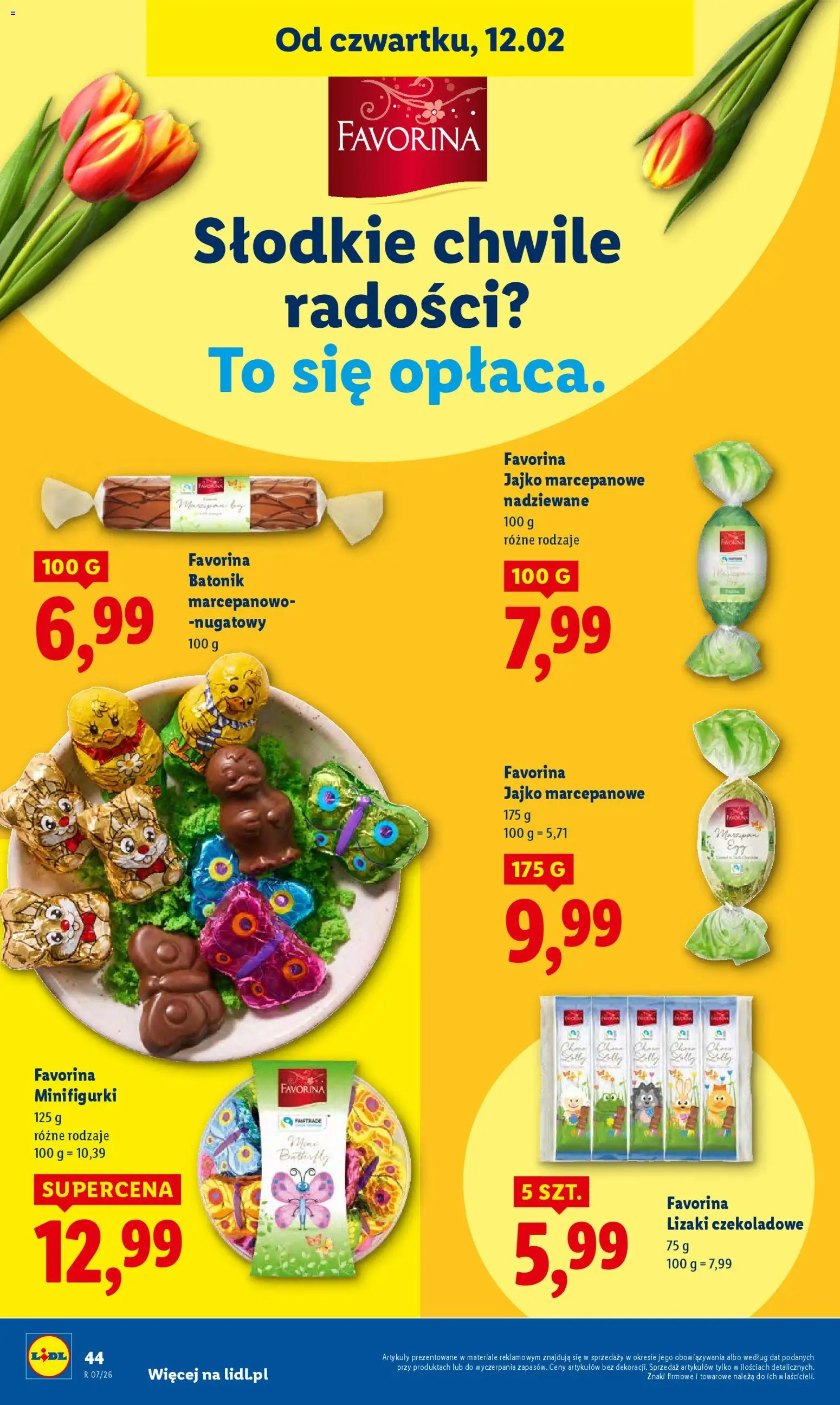 Lidl Gazetka od 12.02.2026 | Strona: 44 | Produkty: Lizaki