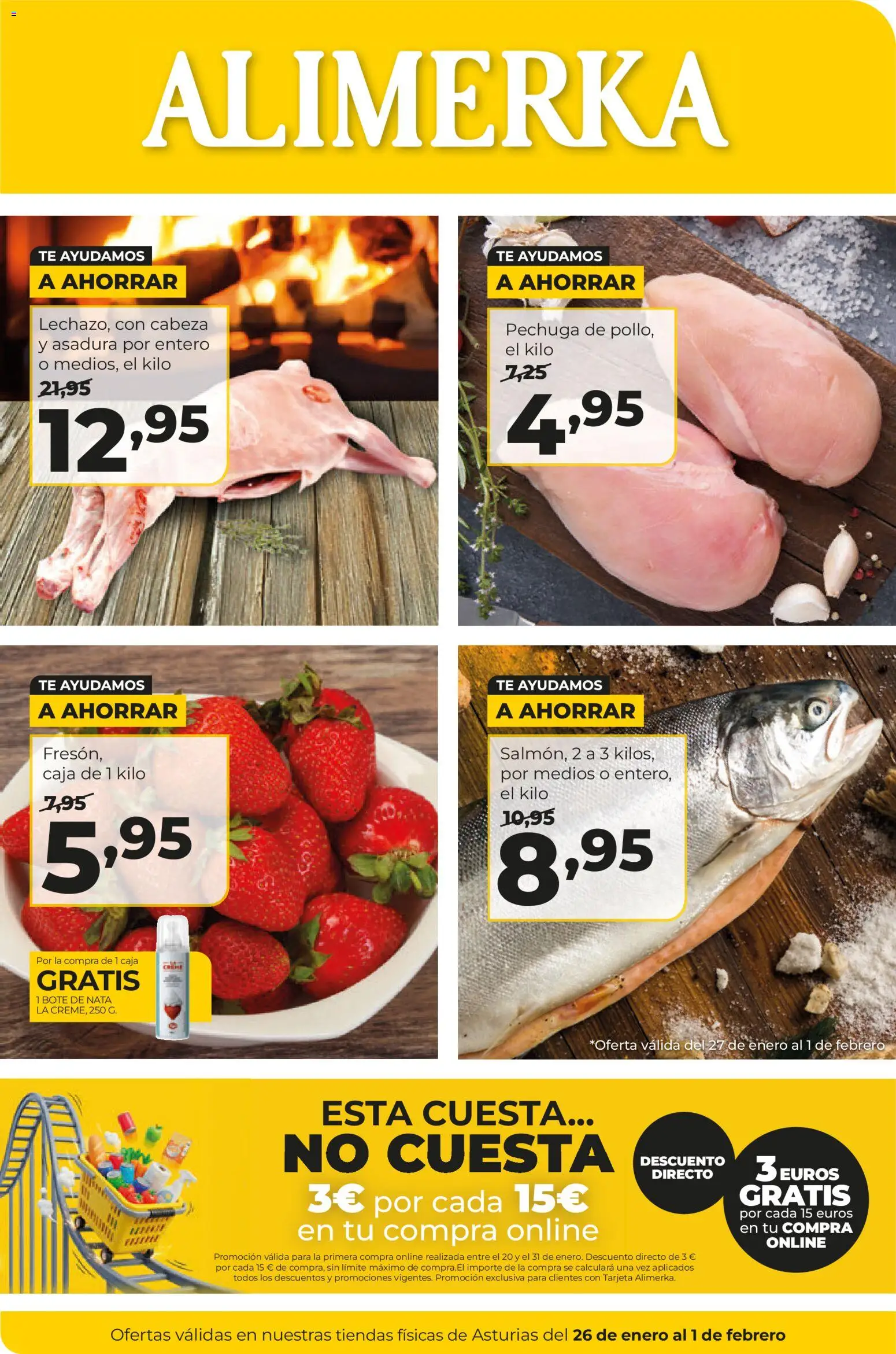 Alimerka folleto Asturias │ válido desde el 26.01.2026 | Página: 1 | Productos: Té, Caja