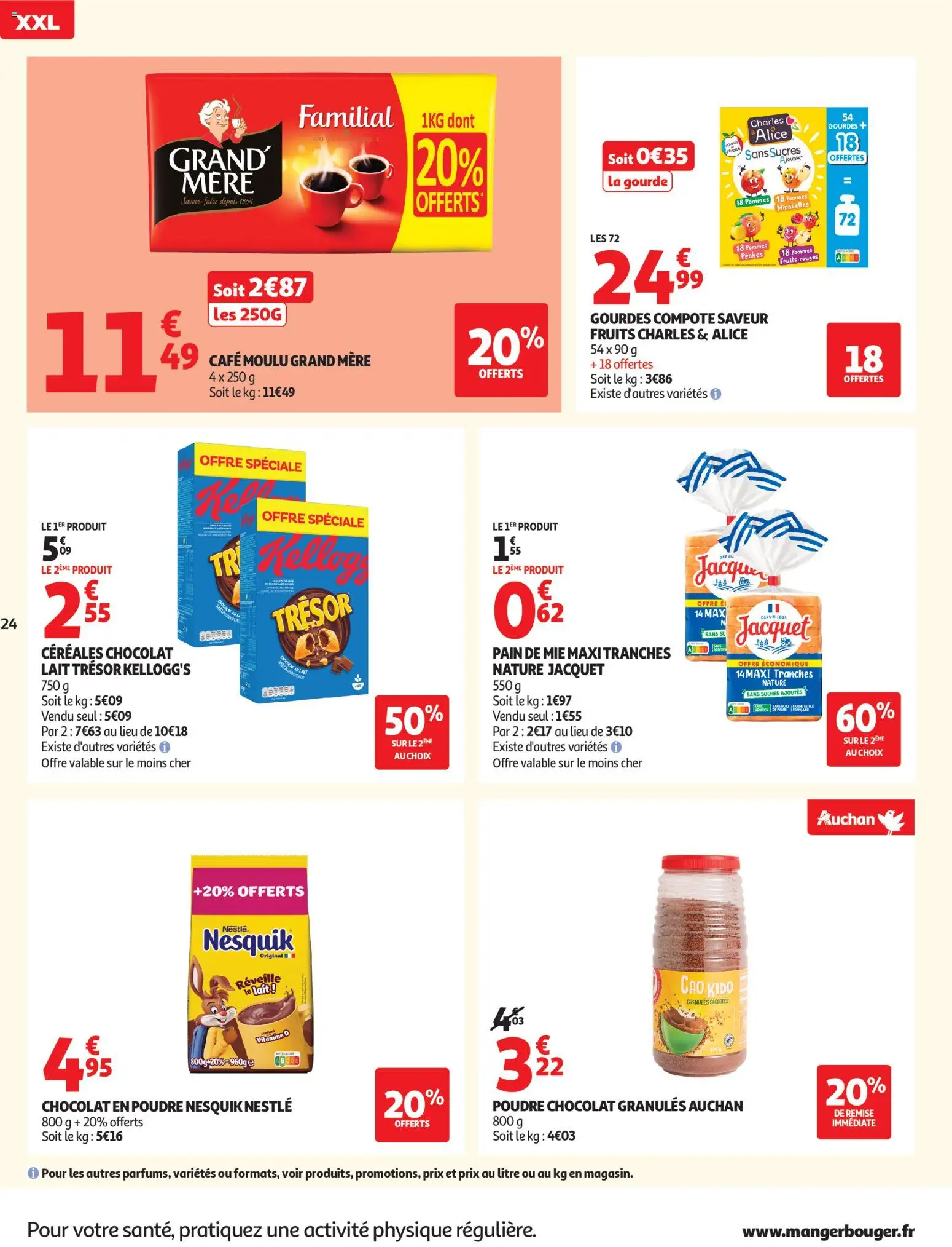 {H1} | Page: 24 | Produits: Café, Chocolat, Pommes, Céréales