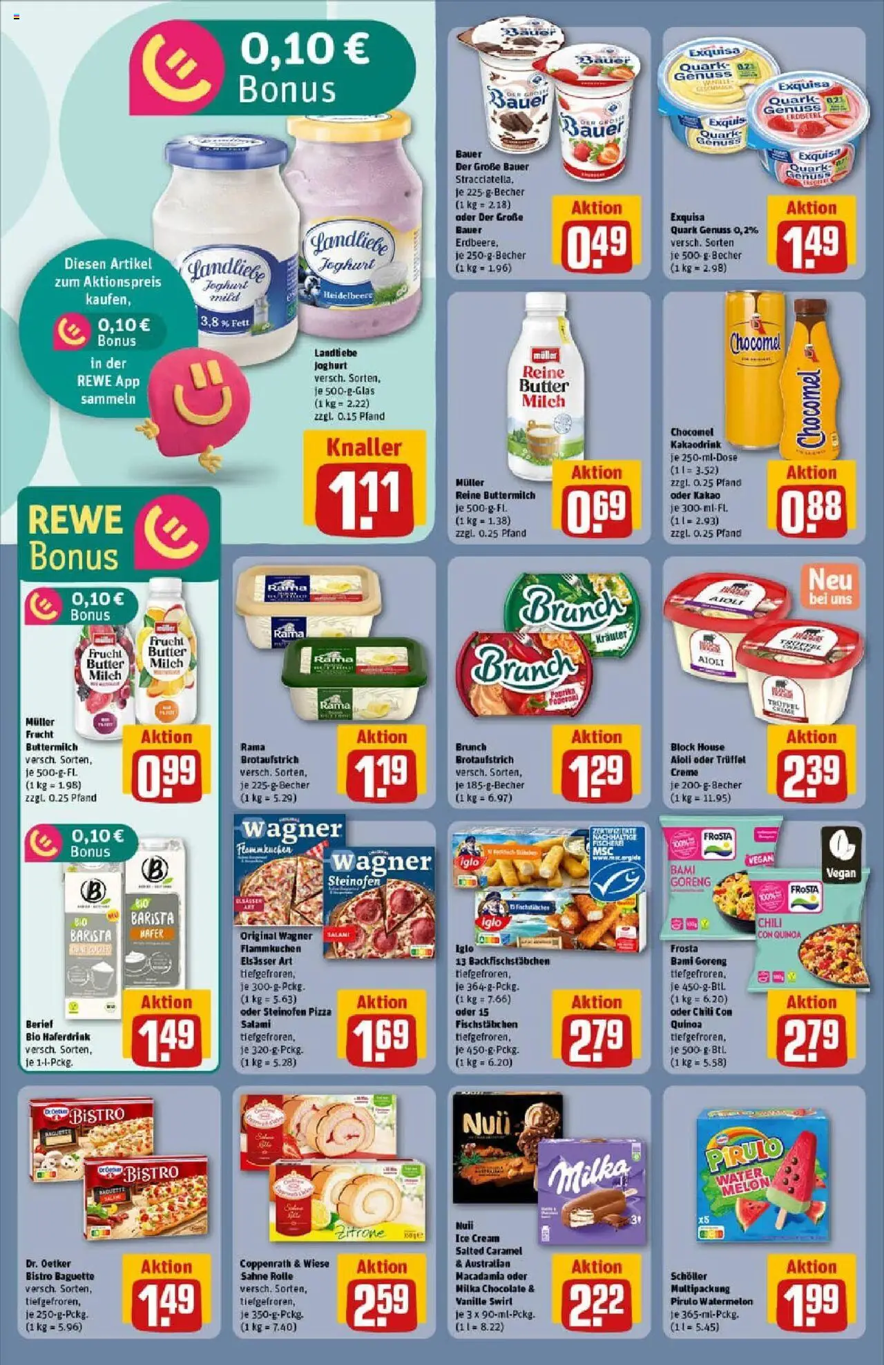 Rewe prospekt Stockstadt	 - gültig ab dem 03.08.2025 | Seite: 14 | Produkte: Baguette, Creme, Chili, Chocomel