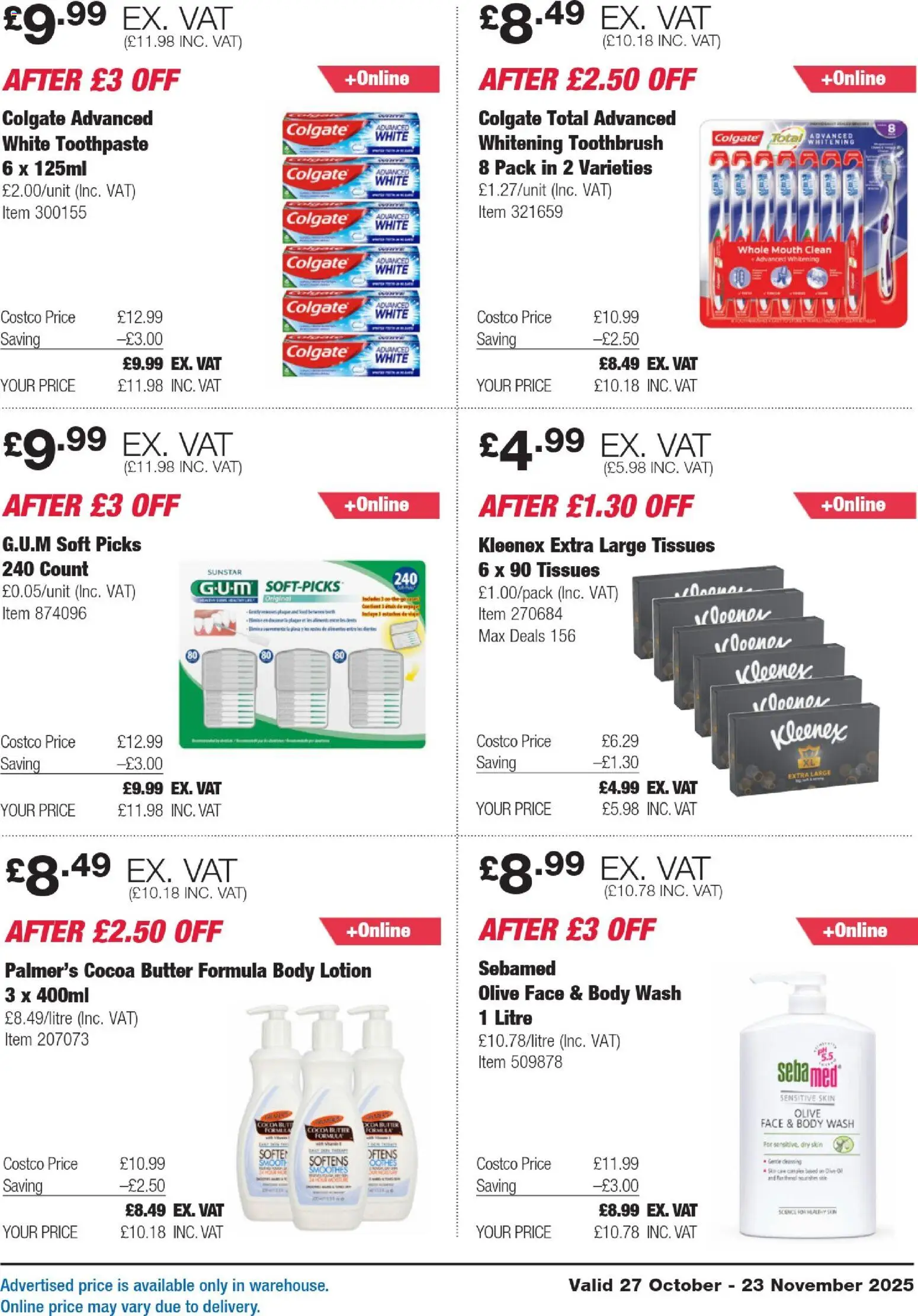 {H1} | Page: 17 | Products: Colgate, Body lotion, Butter, Cocoa