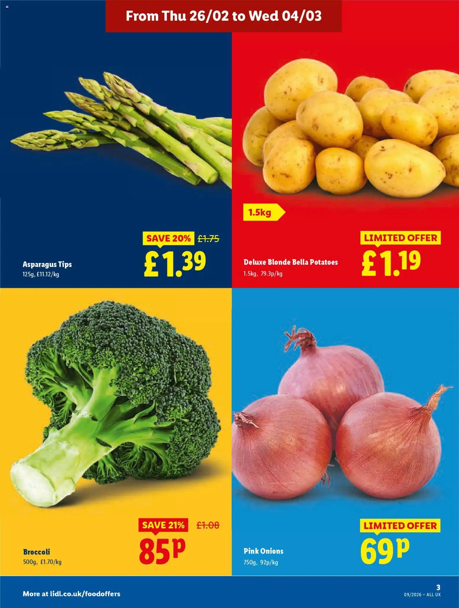 {H1} | Page: 3 | Products: Broccoli, Potatoes