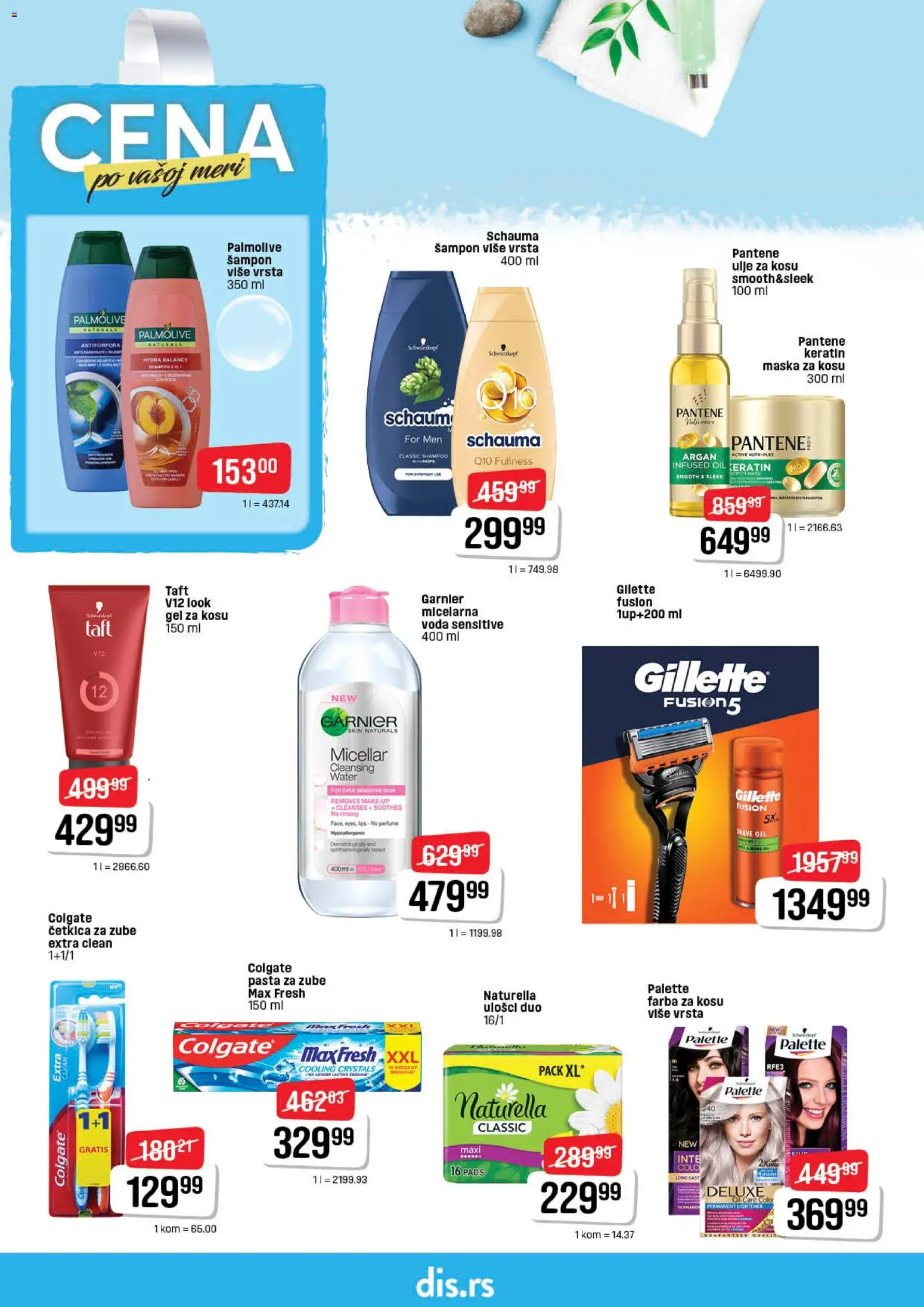 Super DIS katalog - važi od 09.04.2026 | Strana: 16 | Proizvode: Garnier, Voda, Farba za kosu, Maska