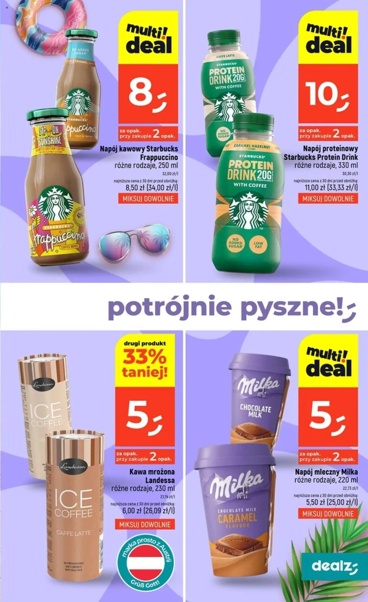 Dealz Gazetka od 31.07.2025 | Strona: 9 | Produkty: Kawa mrozona, Milka, Kawa