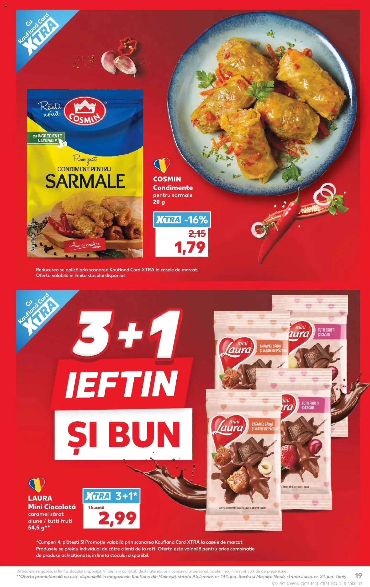 Noul catalog Kaufland – valabil de la 21.01.2026 | Pagină: 19 | Produse: Alune, Ciocolată, Cacao, Condimente