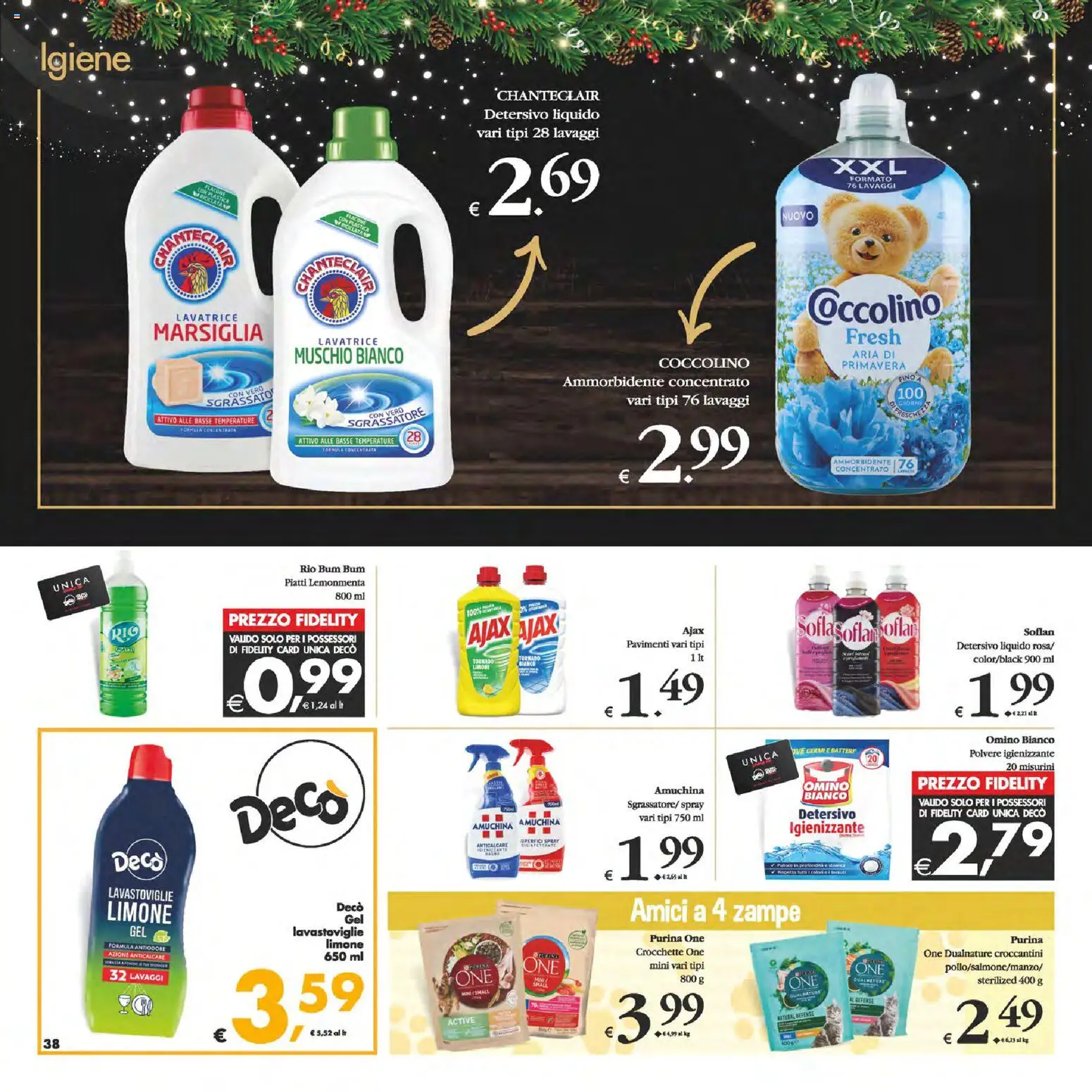 Volantino Decò del 05.12.2025 | Pagina: 38 | Prodotti: Ammorbidente, Sgrassatore, Lavatrice, Lavastoviglie