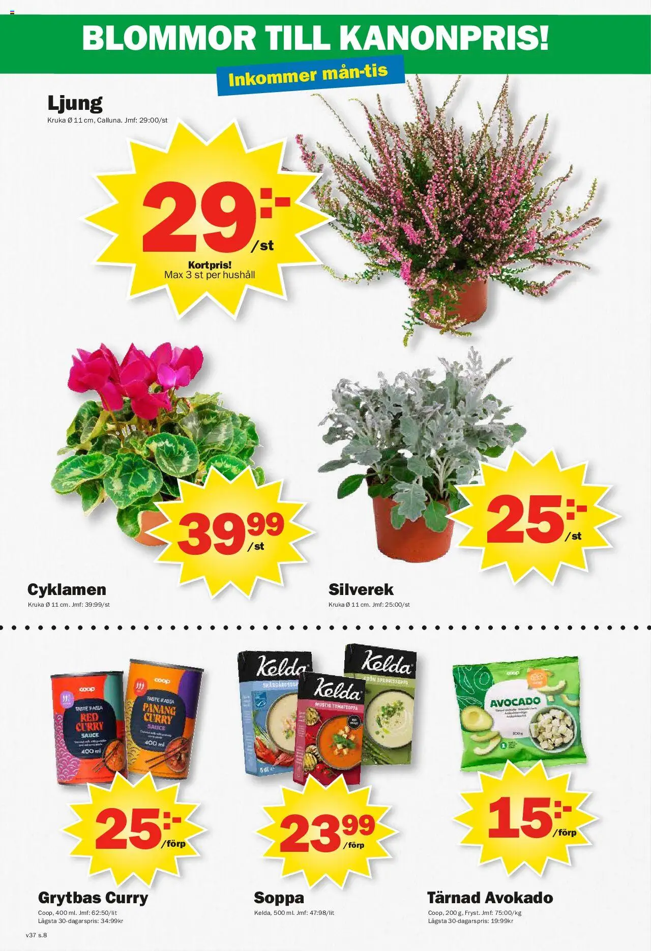Pekås reklamblad aktuell från 08.09.2025 | Sida: 8 | Produkter: Avocado, Kruka, Soppa