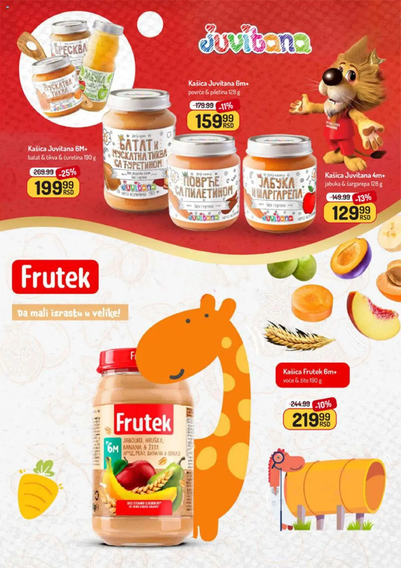 Aman katalog - važi od 18.08.2025 | Strana: 31 | Proizvode: Banana, Šargarepa, Tikva, Piletina