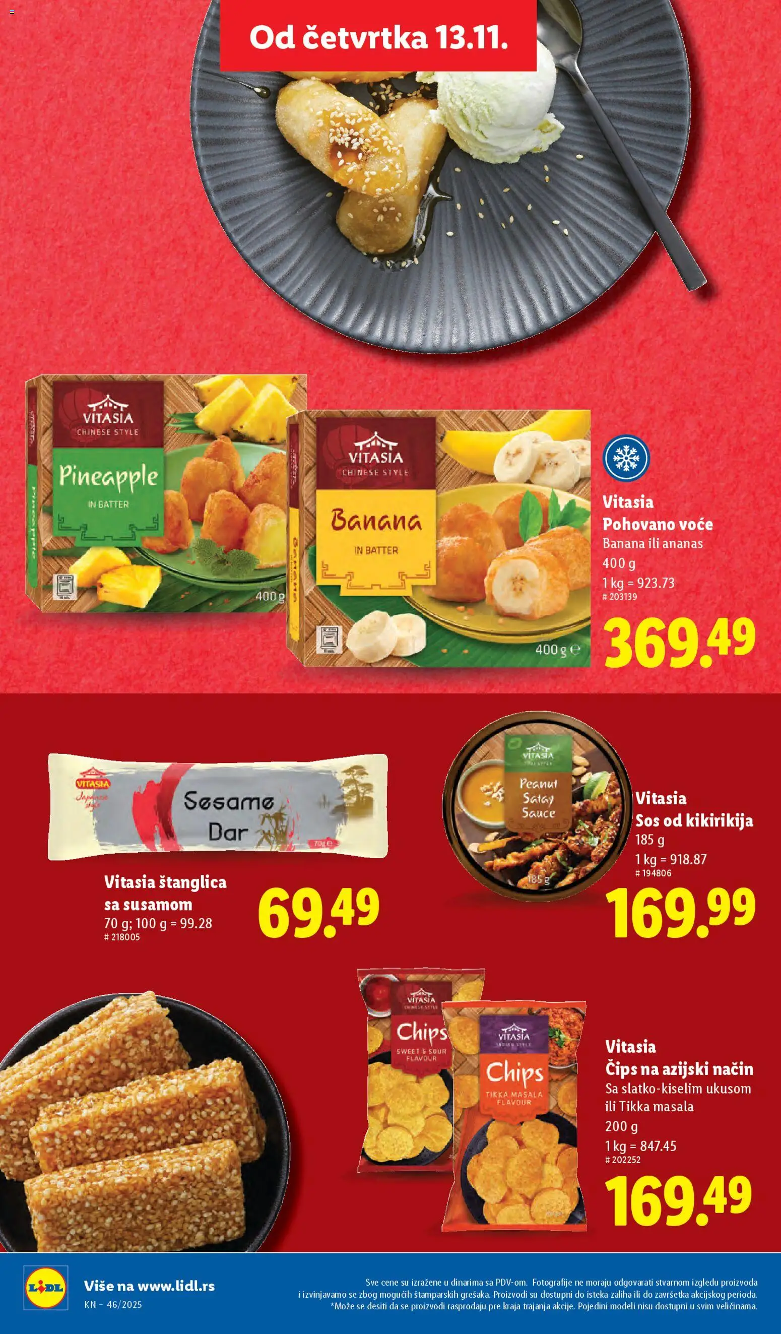 Lidl katalog - važi od 13.11.2025 | Strana: 38 | Proizvode: Banana, Ananas, Čips, Sos
