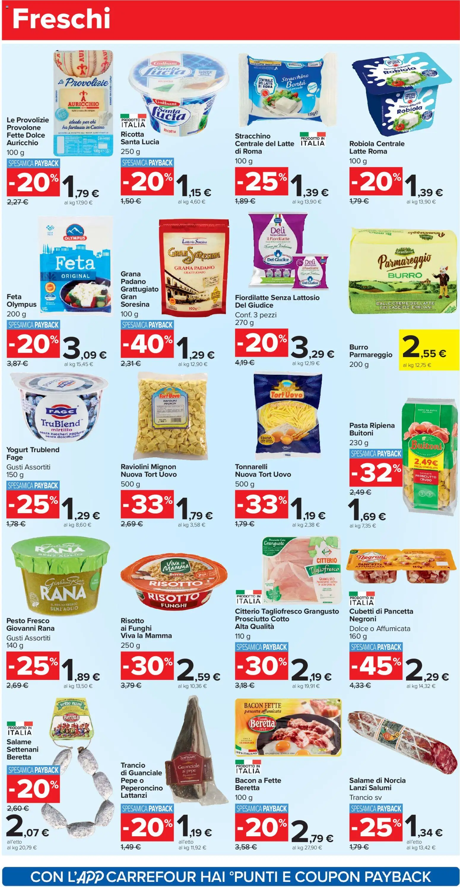 Volantino Carrefour del 02.01.2026 | Pagina: 8 | Prodotti: Salame, Peperoncino, Feta, Robiola