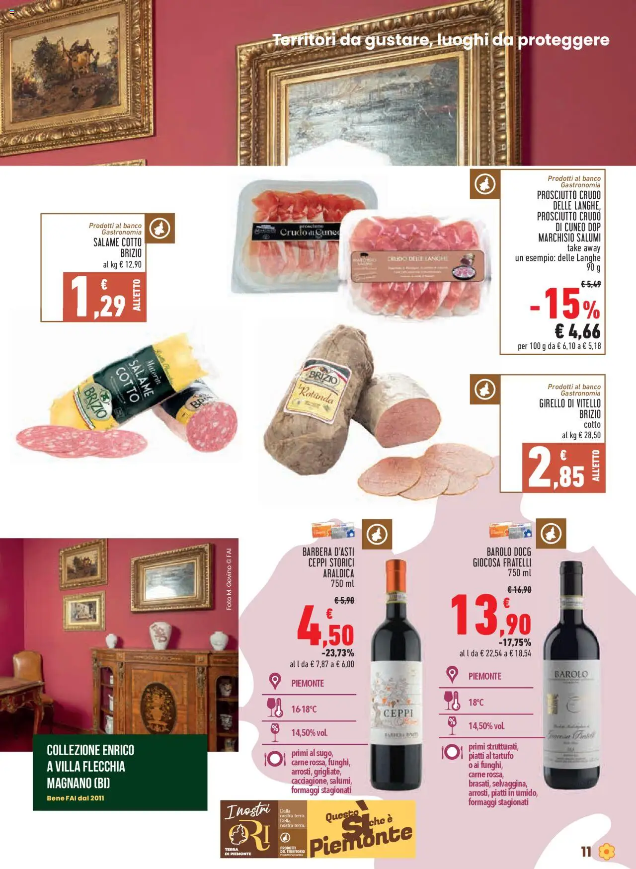 Volantino Conad del 09.10.2025 | Pagina: 11 | Prodotti: Prosciutto Crudo, Tartufo, Salame, Girello
