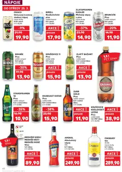 Náhled letáku Kaufland leták od 25.03.2026 | Strana: 42 | Produkty: Birell, Radler, Radegast Ratar, Braník