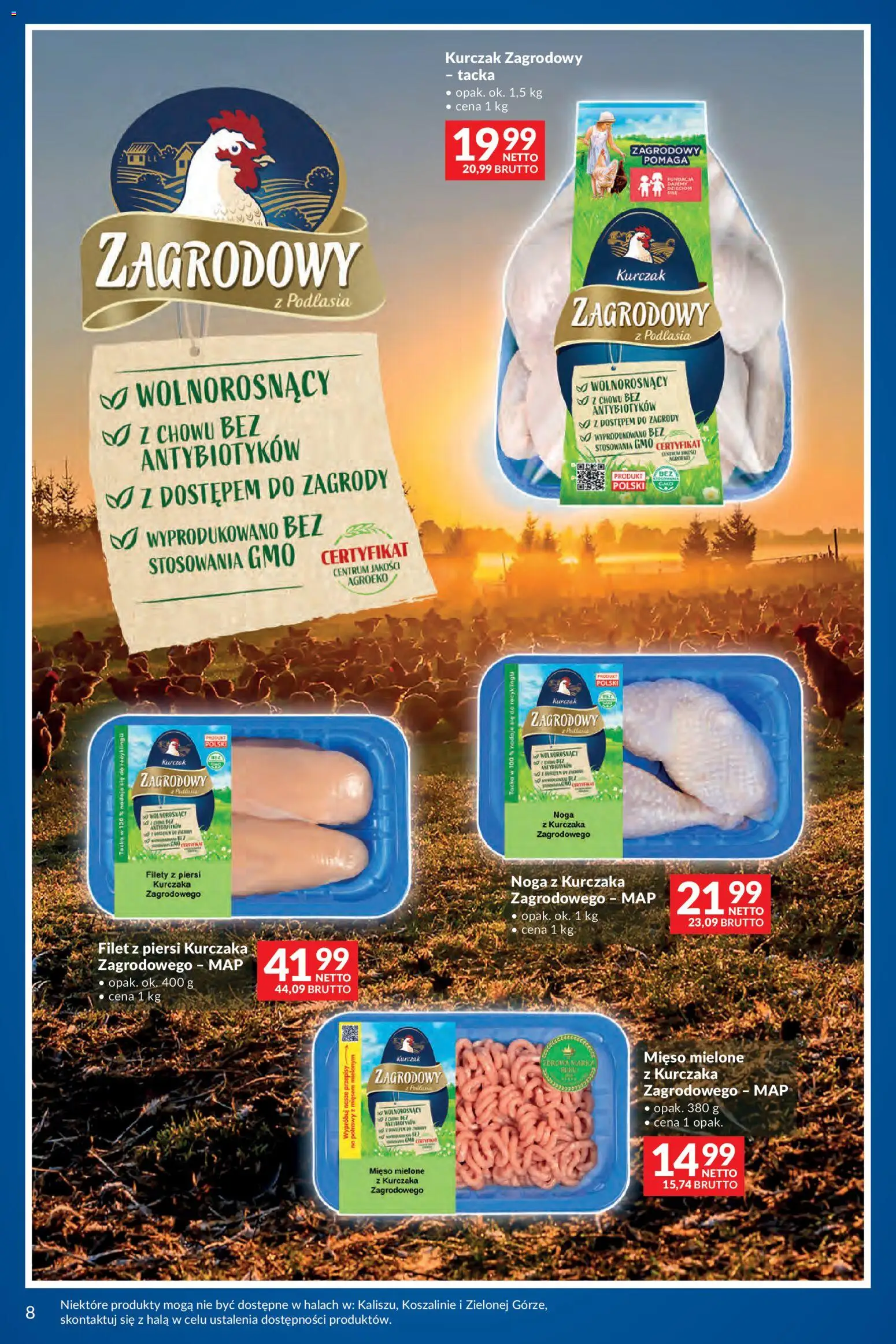 Makro Gazetka - Na wiosnę od 03.03.2026 | Strona: 8 | Produkty: Kurczak, Piersi, Mięso, Filet z piersi kurczaka