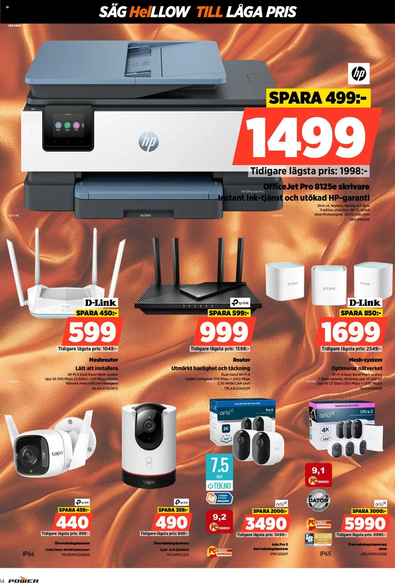 Power reklamblad aktuell från 15.09.2025 | Sida: 14 | Produkter: Övervakningskamera, PC, Dator, Router