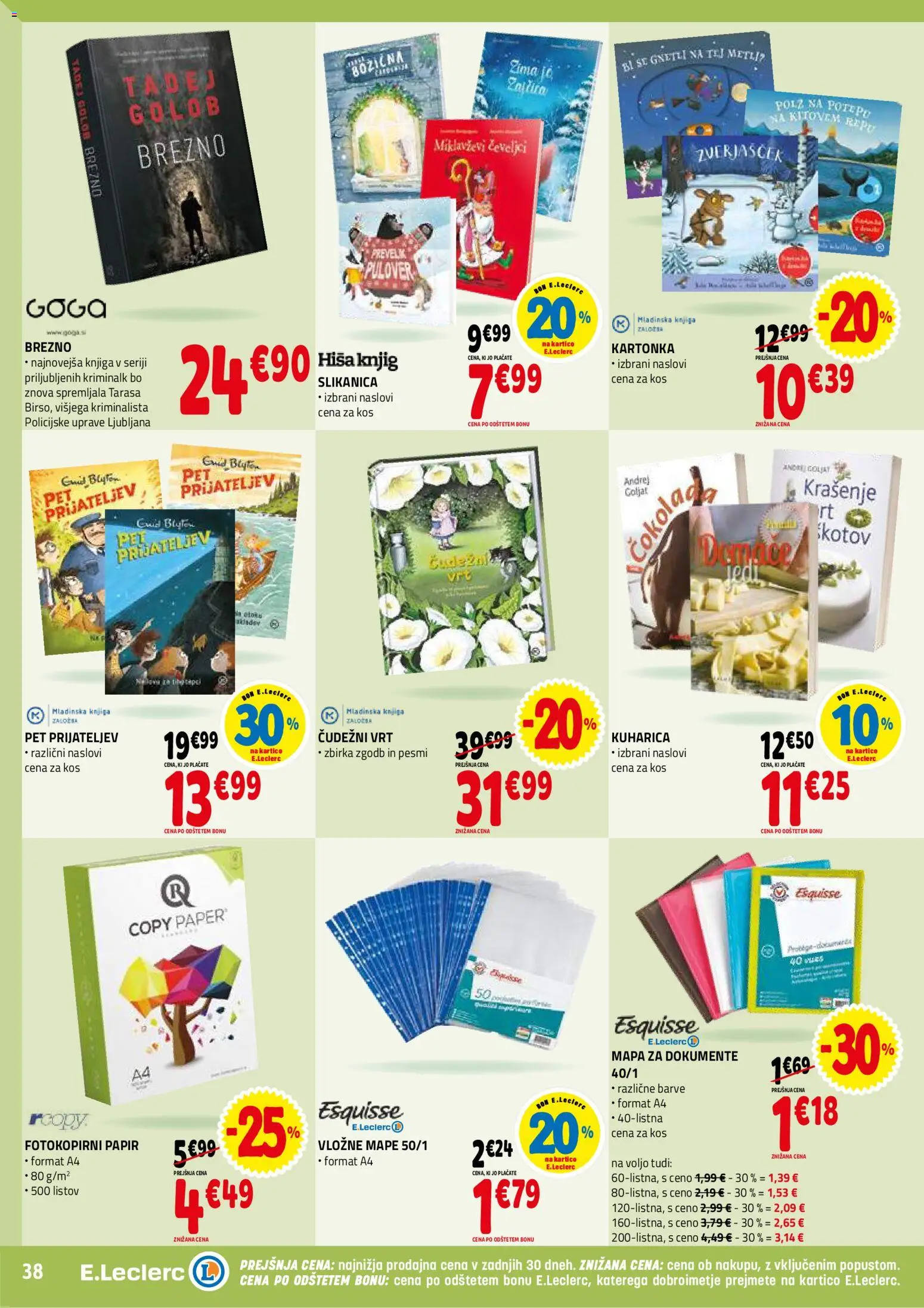Novi E.leclerc katalog ponudbe – veljaven od 19.11.2025 | Stran: 38