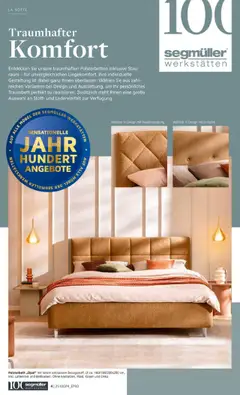 Segmüller Betten gefertigt in Bayern ab 17.10.2025 gültig | Seite: 4 | Produkte: Kissen, Lattenrost, Polsterbett