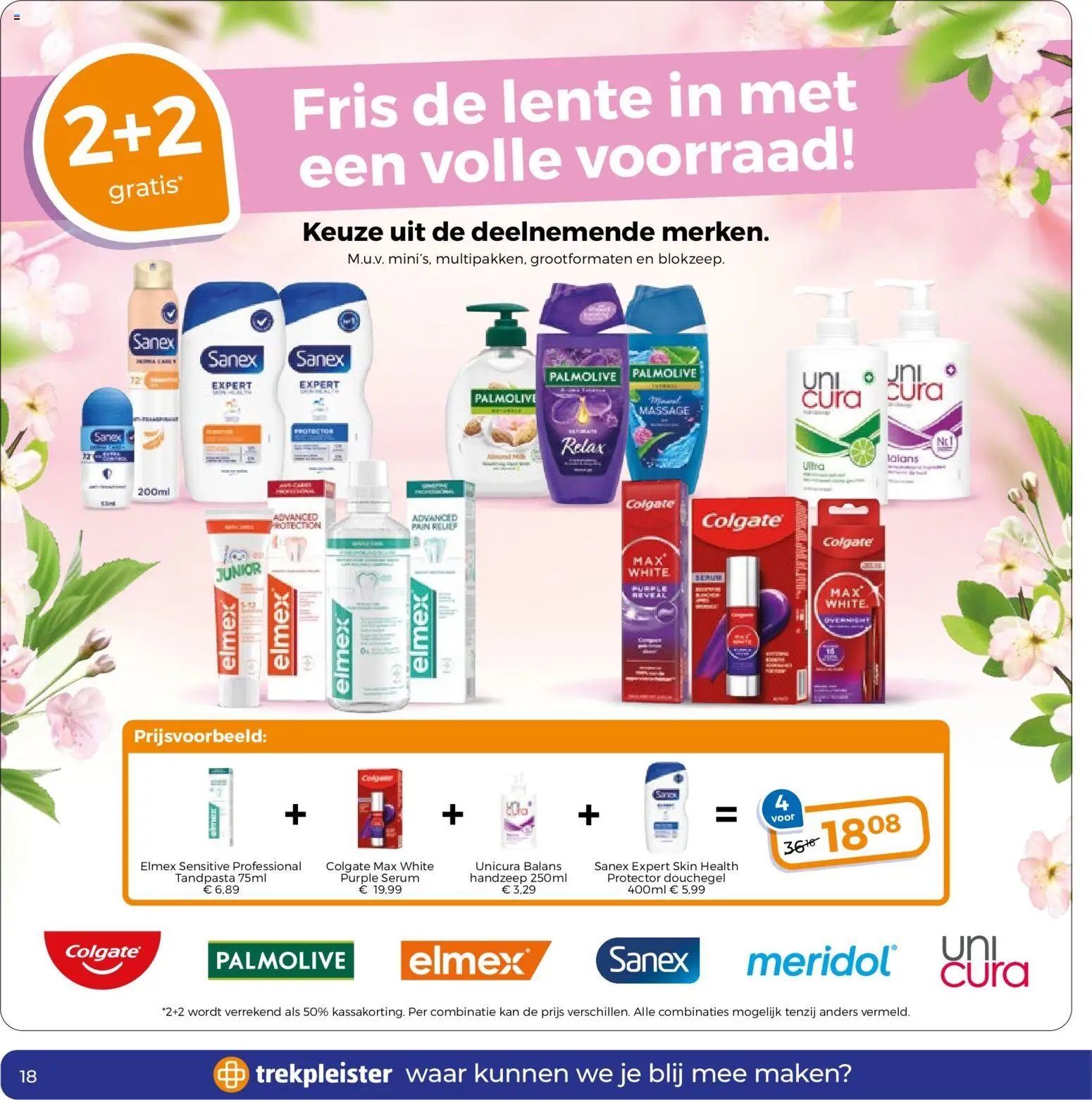 {H1} | Pagina: 18 | Producten: Tandpasta, Kan, Handzeep, Douchegel