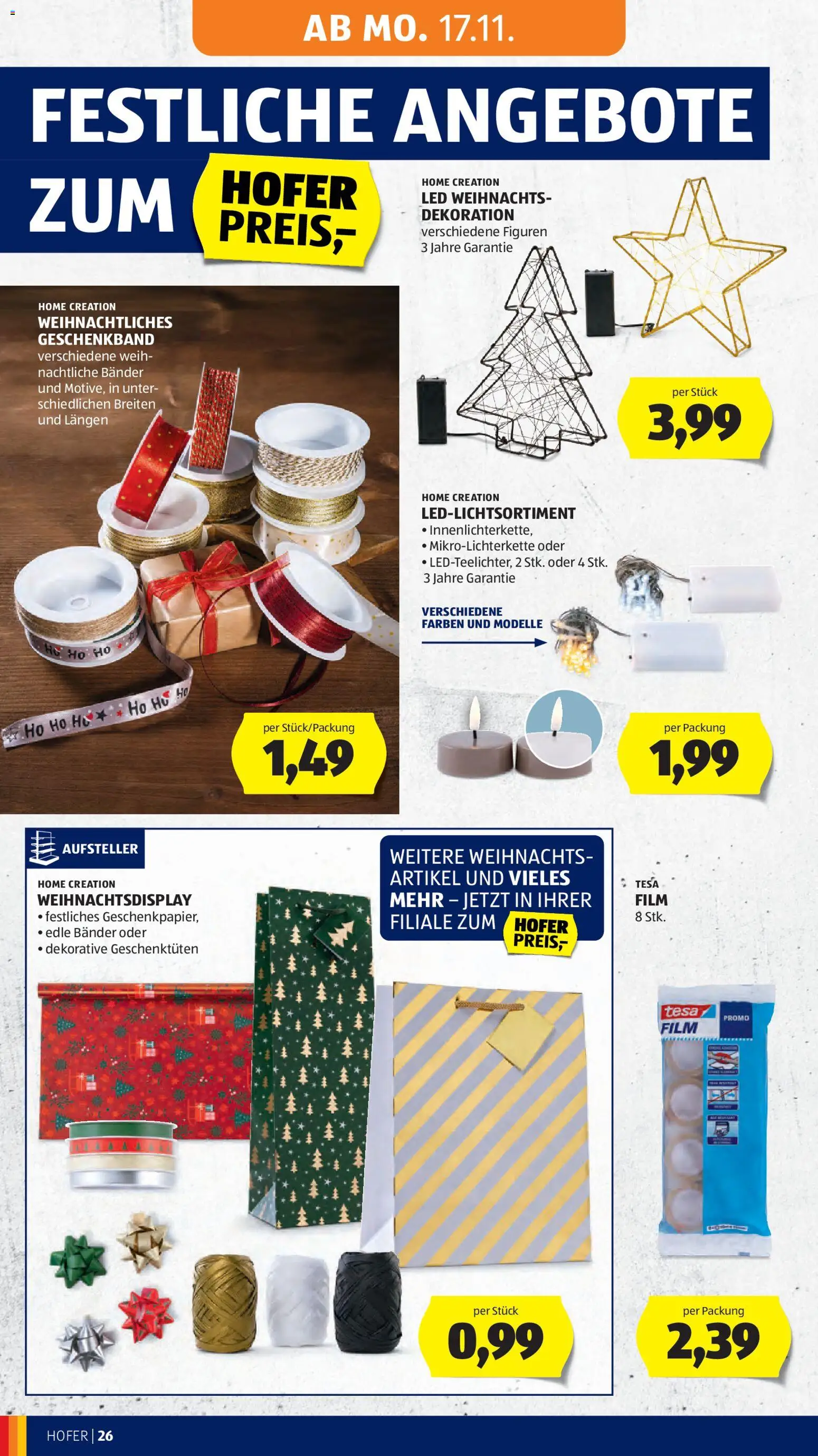 Hofer - Black Friday gültig ab 14.11.2025 | Seite: 30