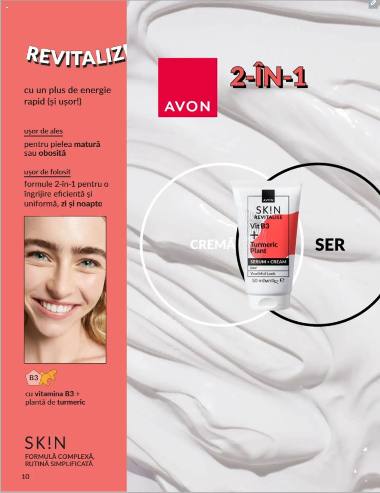 Catalog Avon - Mini Broșură – valabil de la 01.08.2025 | Pagină: 12 | Produse: Serum, Toner, Cremă, Apă