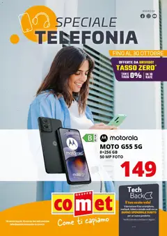 Anteprima del volantino Comet Telefonia catalogo valido a partire dal 23.10.2025