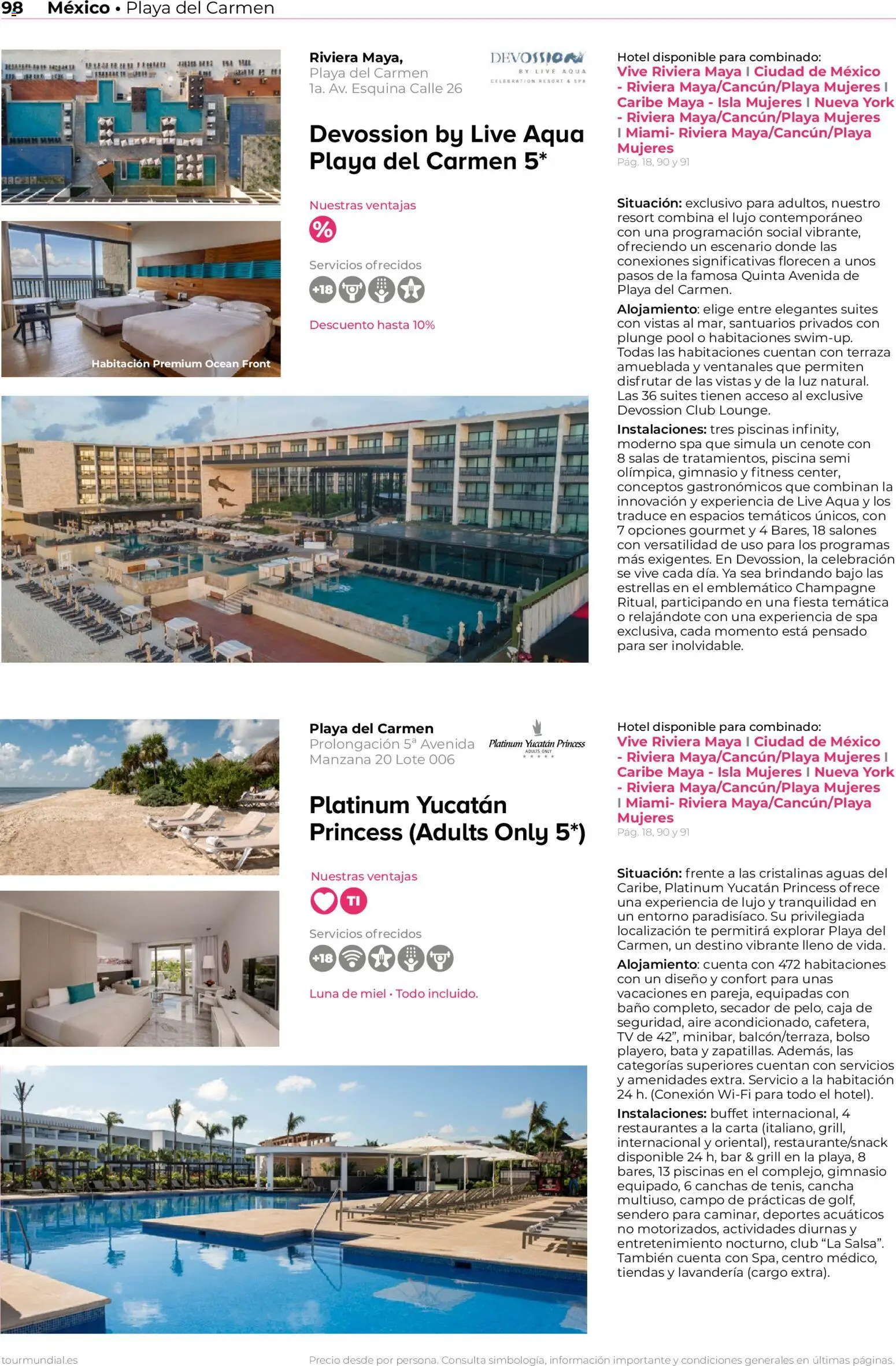 Viajes El Corte Inglés Norteamérica y Caribe │ válido desde el 01.01.2026 | Página: 98 | Productos: Bolso, Manzana, Té, Baño