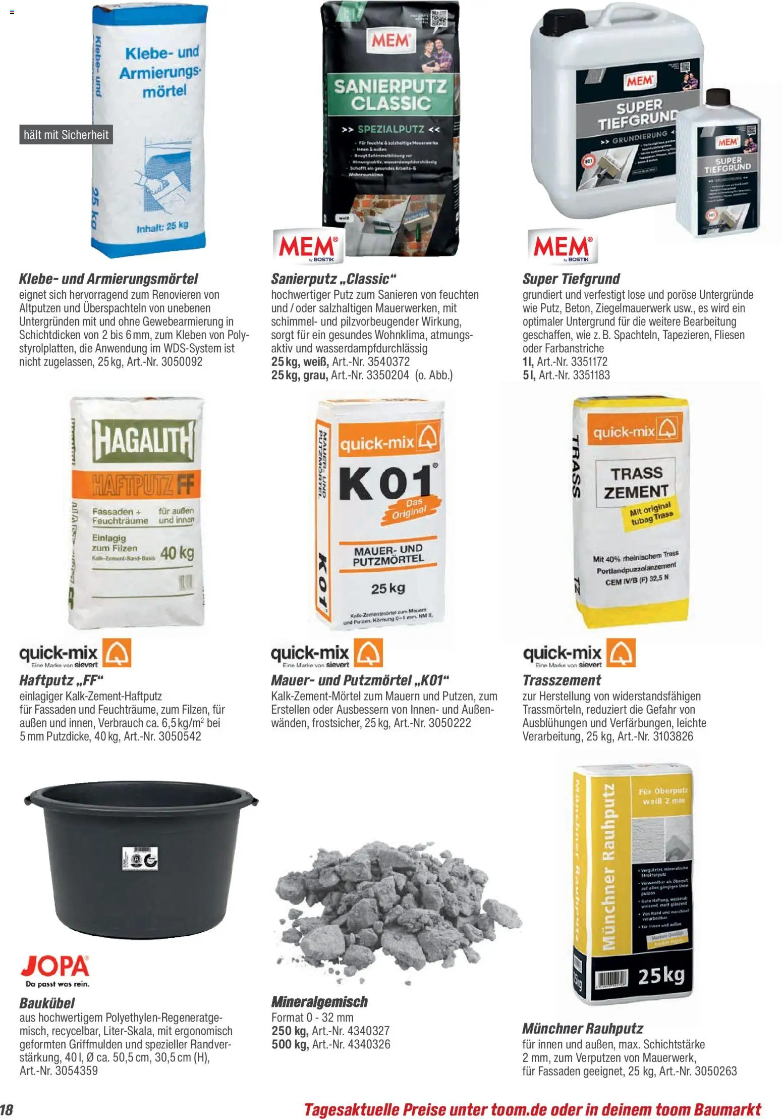 Toom Baumarkt Baustoffe & Bauelemente 2026 – gültig ab 20.02.2026 | Seite: 18