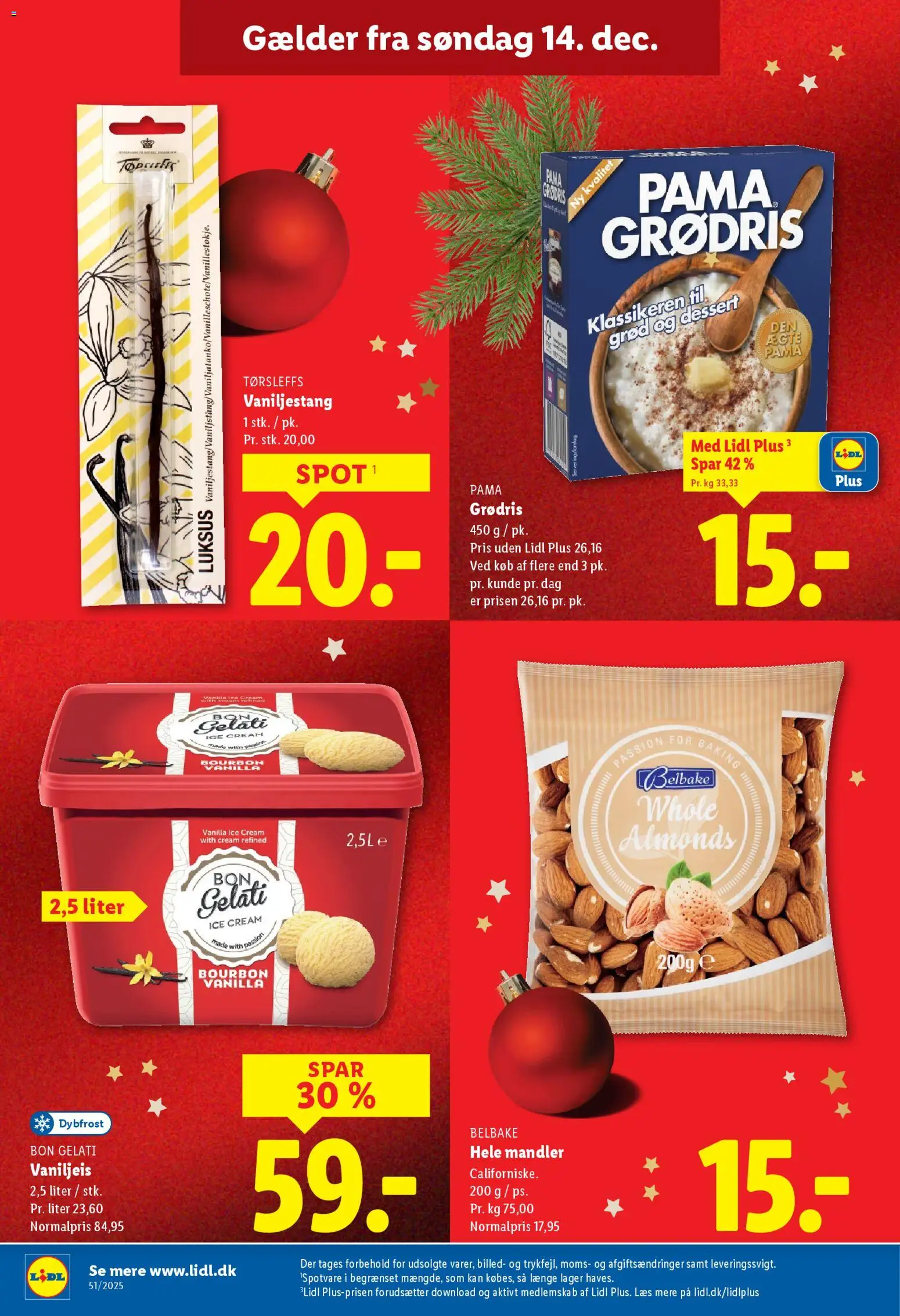 Lidl tilbudsavis – gyldig fra 14.12.2025 | Side: 12 | Produkter: Bourbon, Mandler, Søm