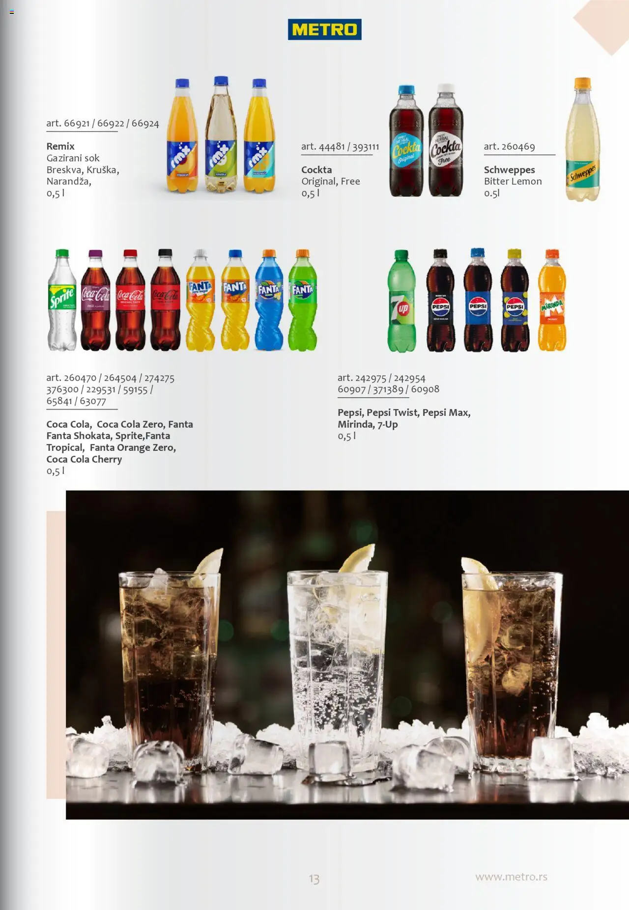 Metro katalog - važi od 01.10.2024 | Strana: 13 | Proizvode: Sok