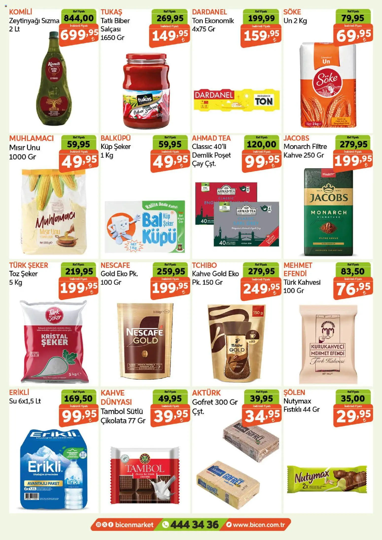Biçen Market Katalog - 07.01.2026 tarihinden itibaren geçerlidir | Sayfa: 7 | Ürünler: Şeker, Su, Şal, Küp şeker