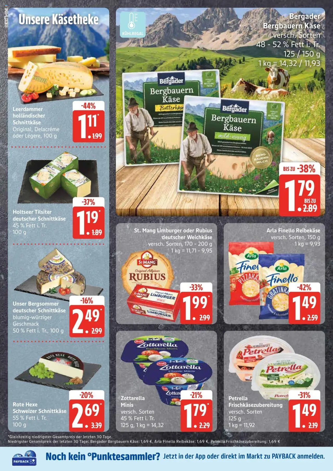 Edeka prospekt Bad Schwartau	 - gültig ab dem 20.07.2025 | Seite: 10 | Produkte: Milch, Käse, Leerdammer, Reibekase