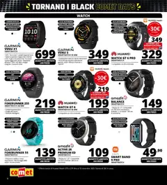 Anteprima del volantino Comet - Black Friday valido a partire dal 31.10.2025 | Pagina: 6 | Prodotti: Xiaomi, Huawei, Torcia, Smartwatch