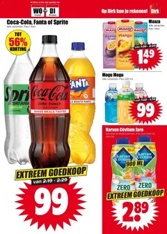 Dirk folder week 10 - Voorbeeld van een folder van Dirk, geldig van 04.03.2026 | Pagina: 21 | Producten: Fles, Fanta, Sprite, Fruit