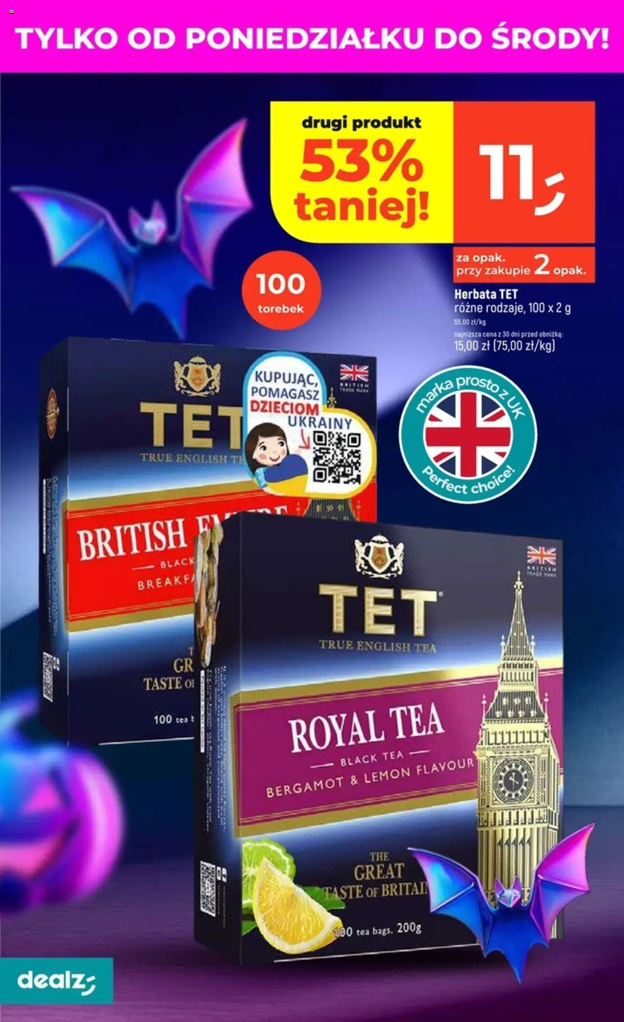 Dealz Gazetka od 18.09.2025 | Strona: 44 | Produkty: Herbata
