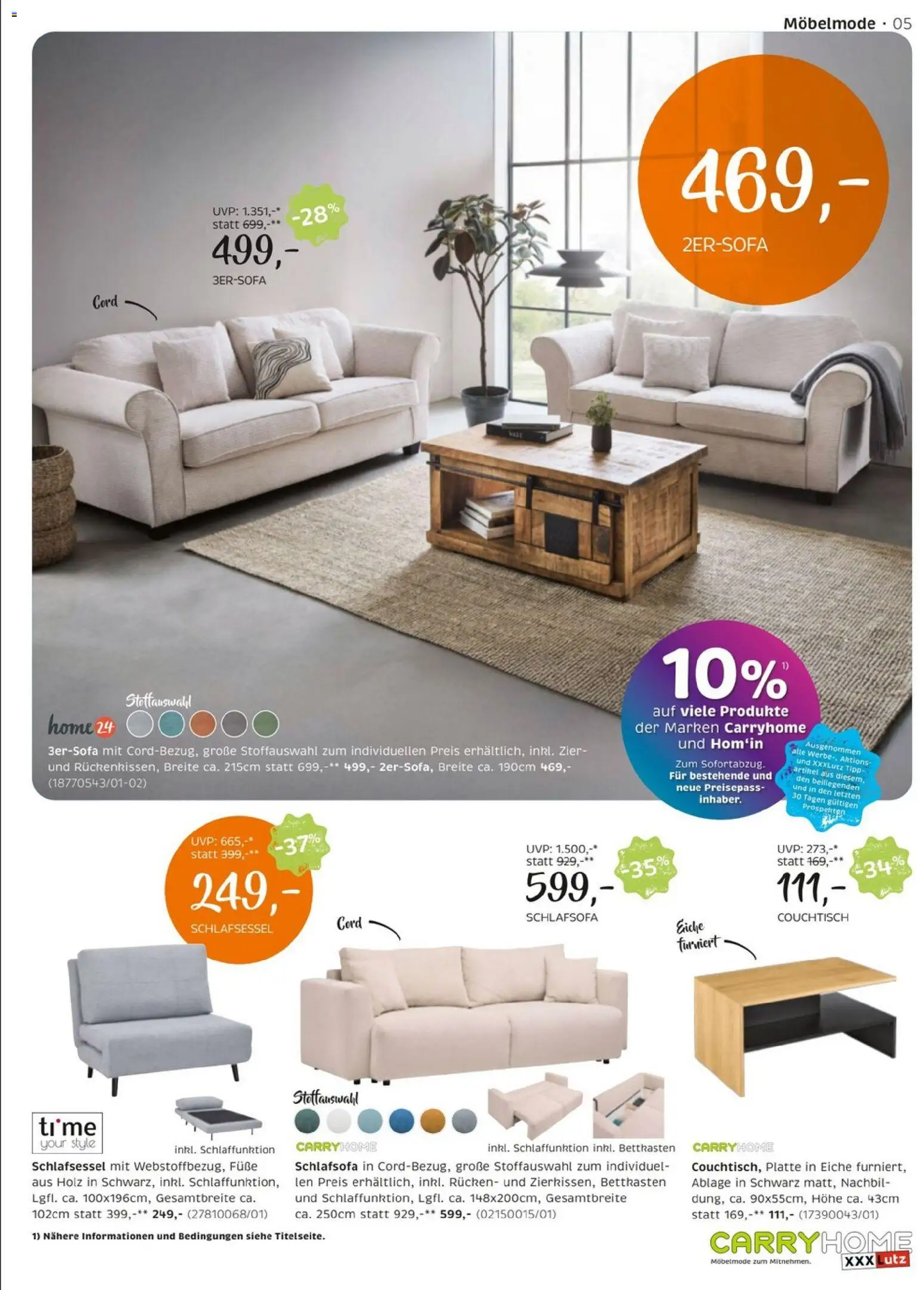 XXXLutz Carry Home gültig ab 21.04.2026 | Seite: 5 | Produkte: Couchtisch