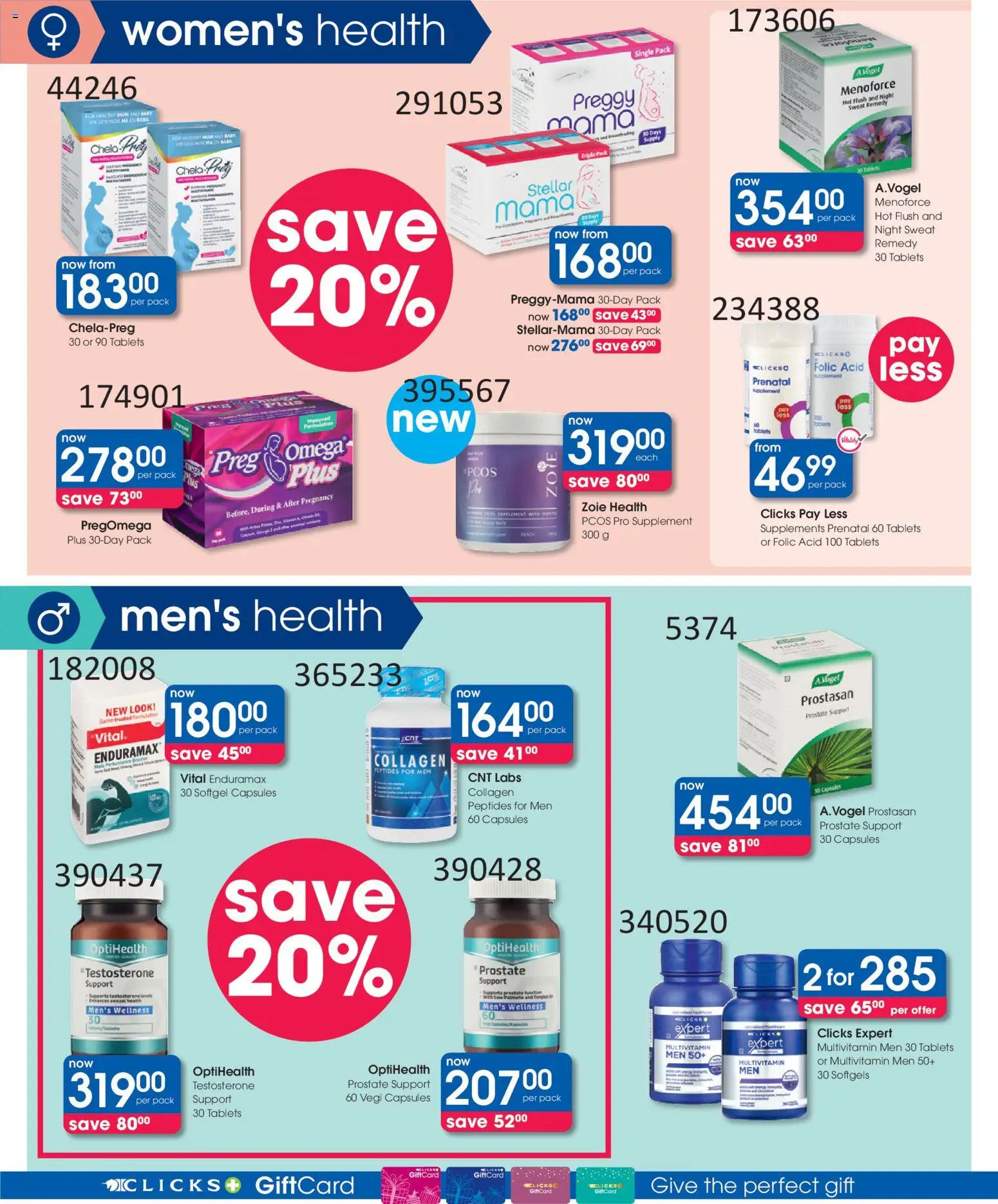 New Clicks catalogue – valid from 30.12.2025 | Page: 16 | Products: Supplements