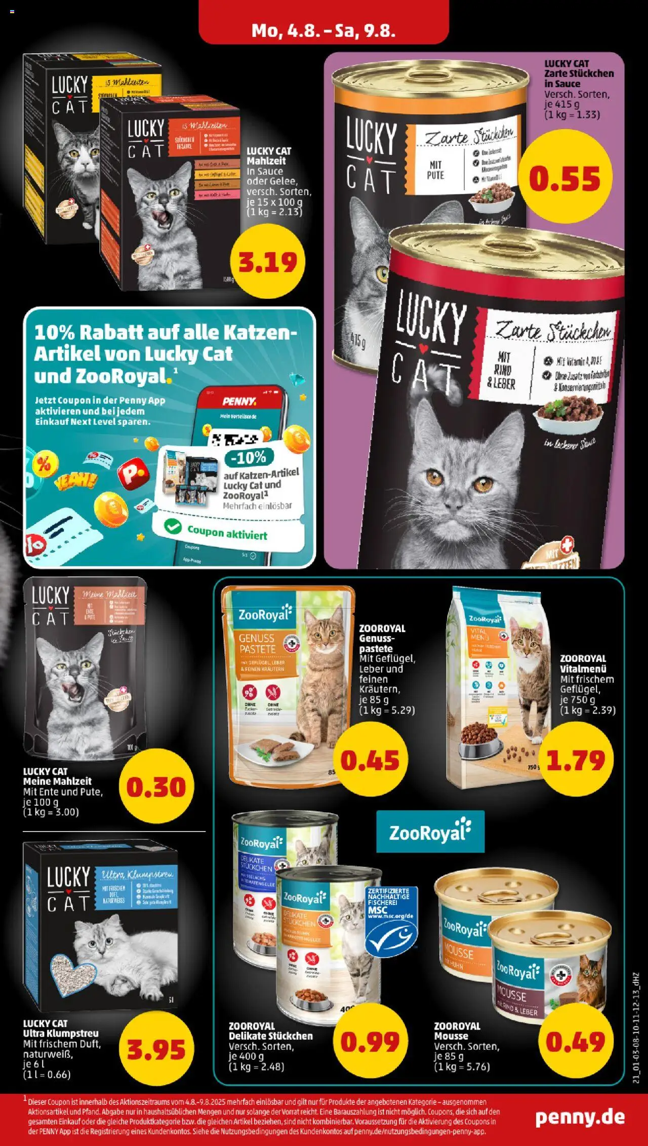 Penny Prospekt 	 - gültig ab dem 04.08.2025 | Seite: 21 | Produkte: Pute, Zucker, Getreide, Ente
