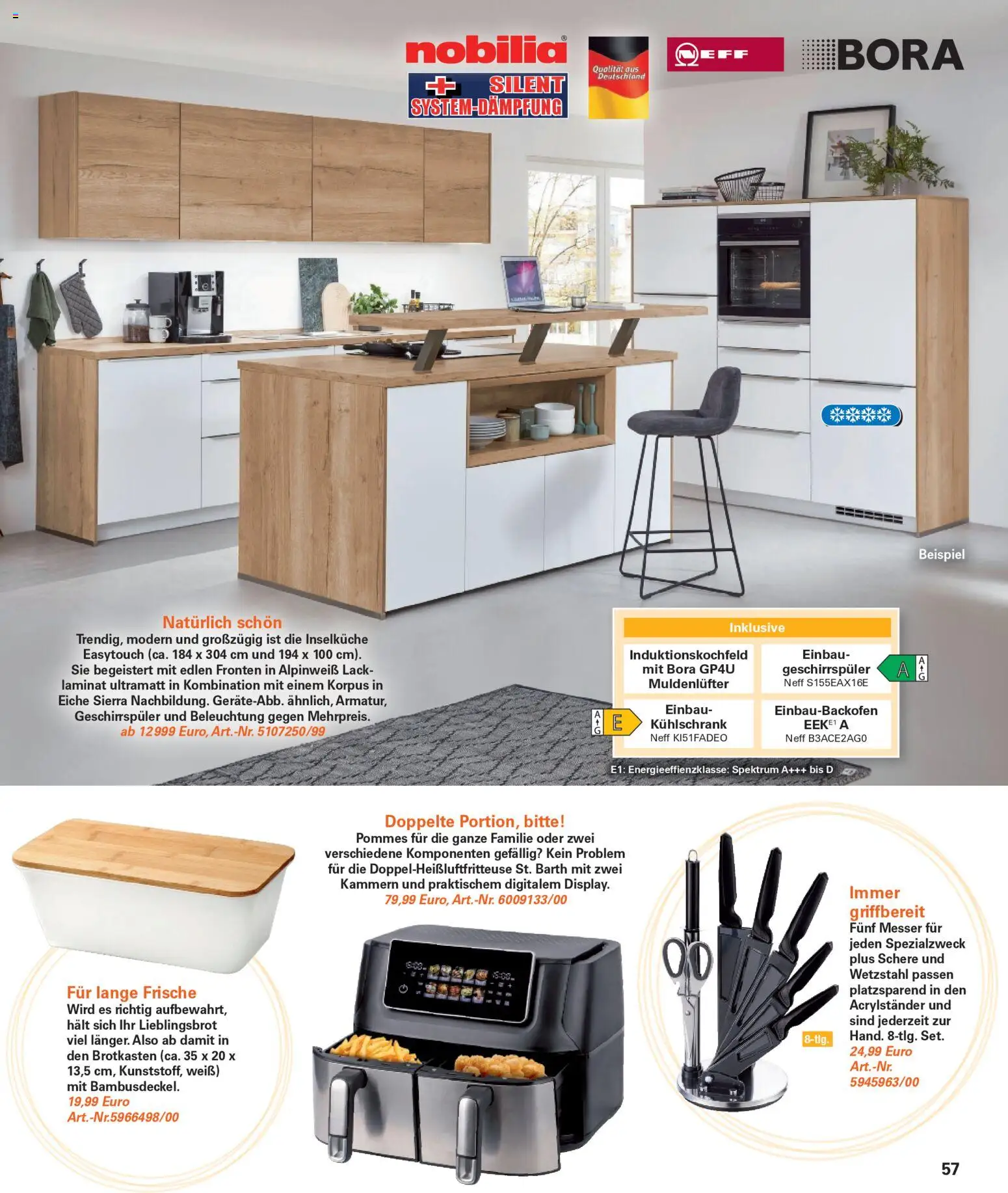 Poco Wohnwelt Winter 2025 – gültig ab 01.12.2025 | Seite: 57 | Produkte: Neff, Geschirrspüler, Pommes, Kühlschrank