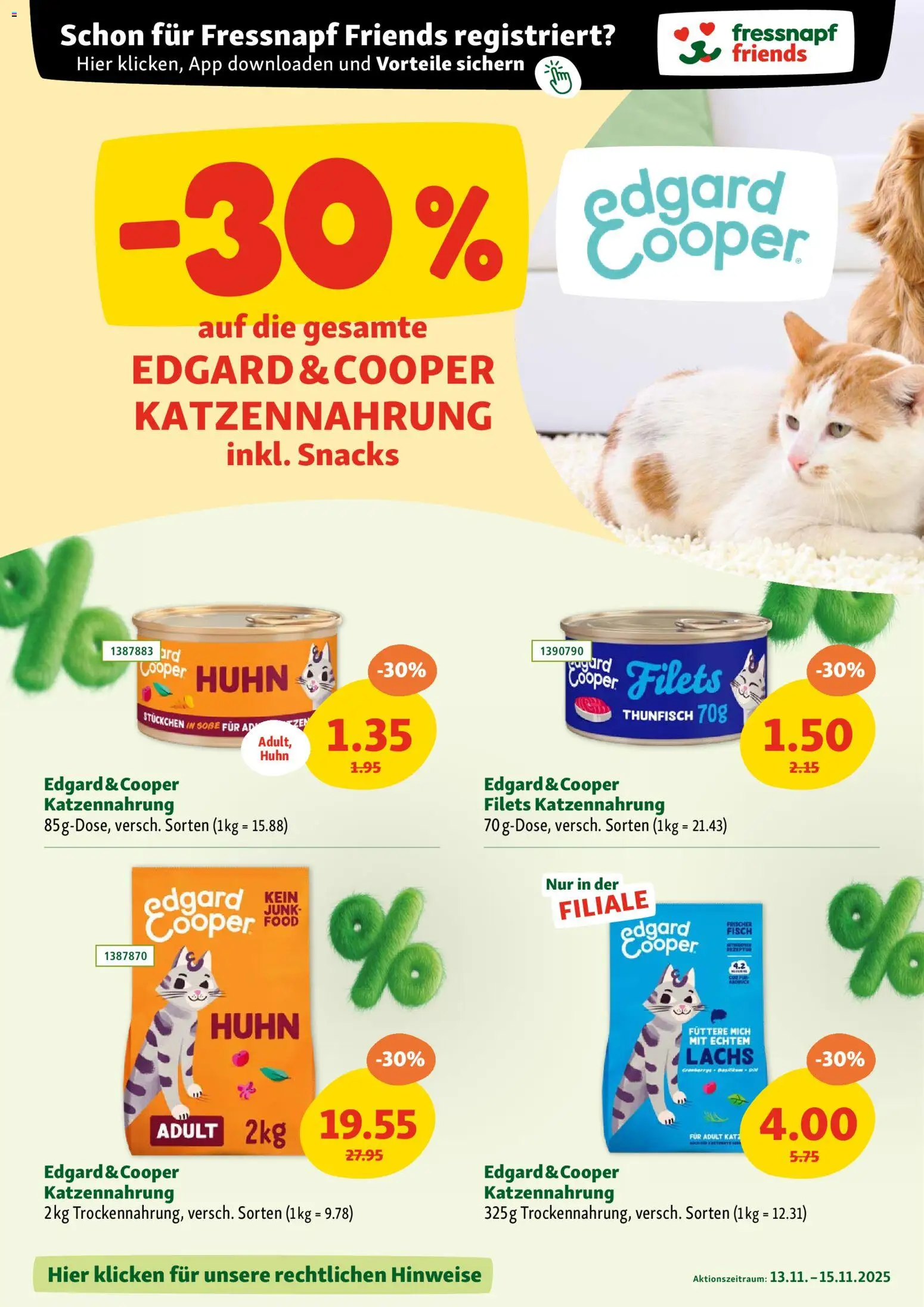 Fressnapf - Black Friday – gültig ab 13.11.2025 | Seite: 8 | Produkte: Lachs, Fisch