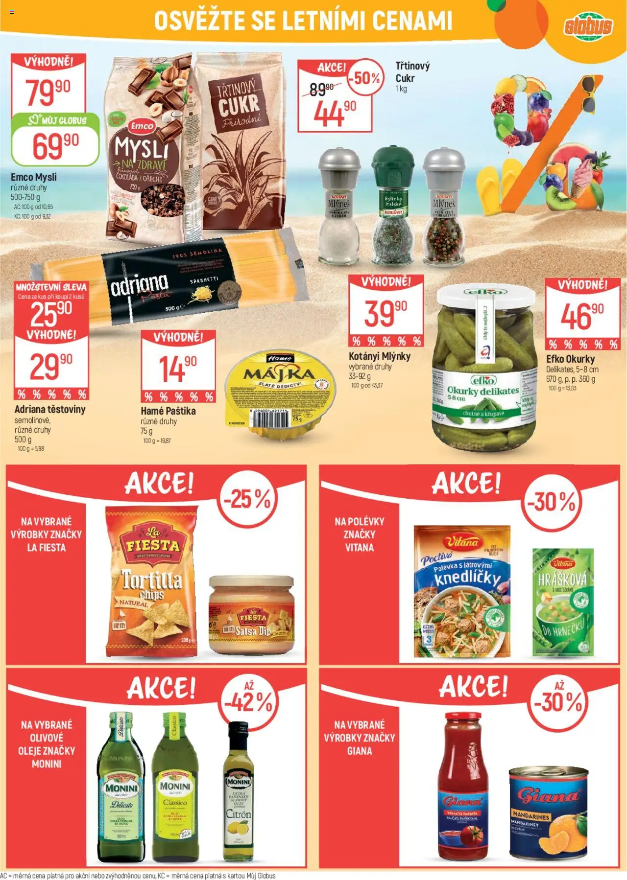 Globus leták od 18.06.2025 | Strana: 15 | Produkty: Oleje, Mandarinky, Mlýnek, Těstoviny Adriana