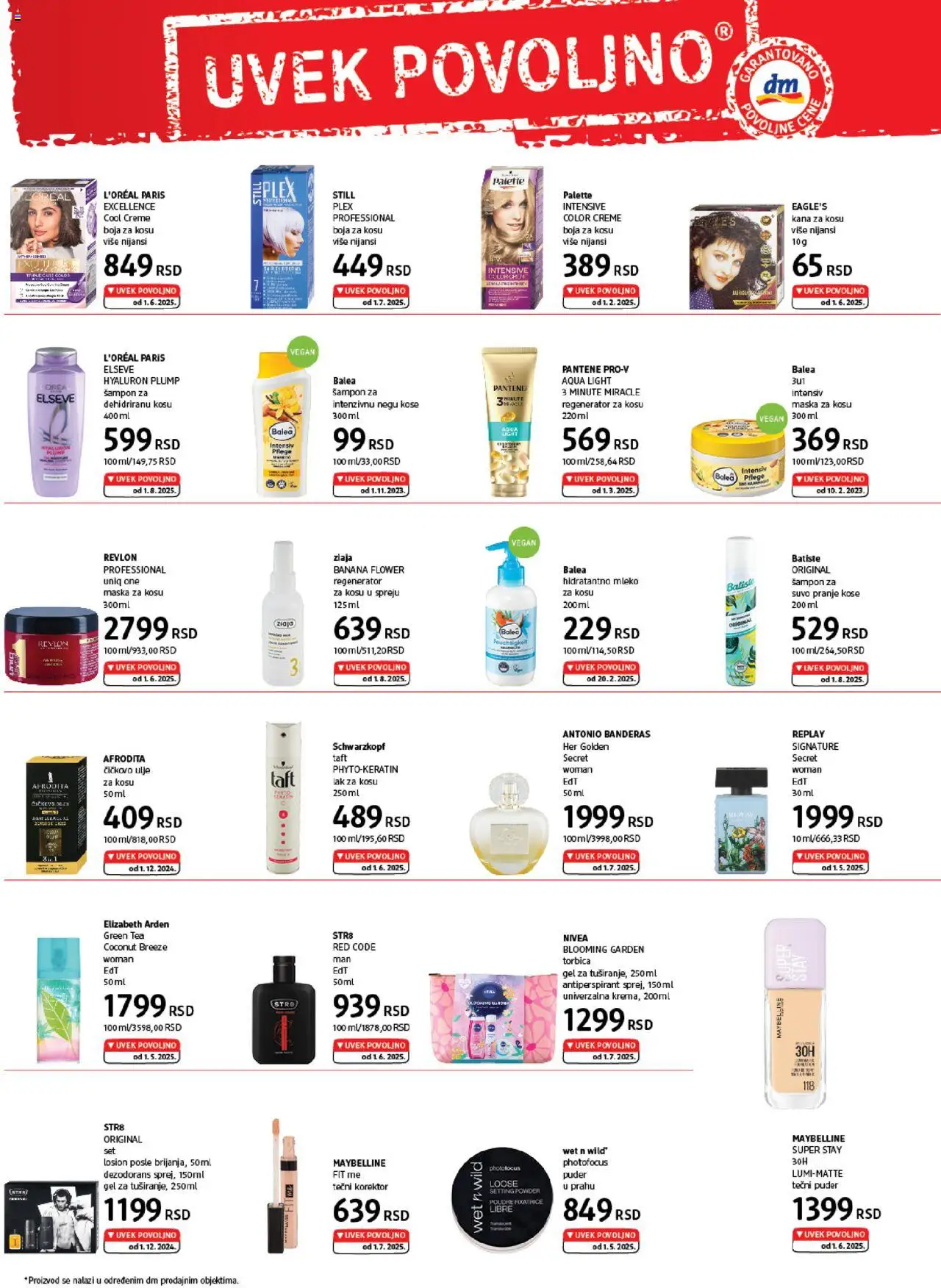 DM Drogerie katalog - važi od 16.08.2025 | Strana: 2 | Proizvode: Šampon, Ulje za kosu, Maska, Antiperspirant