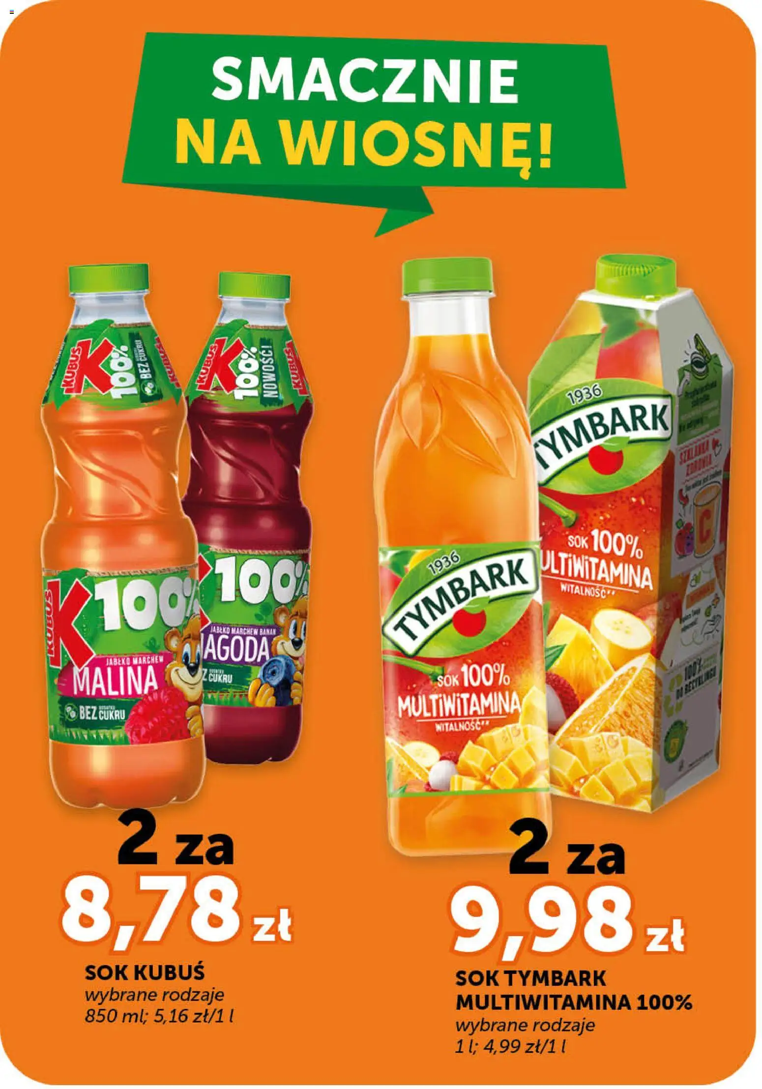 Euro Sklep gazetka od 16.04.2026 | Strona: 4 | Produkty: Malina, Sok, Banan