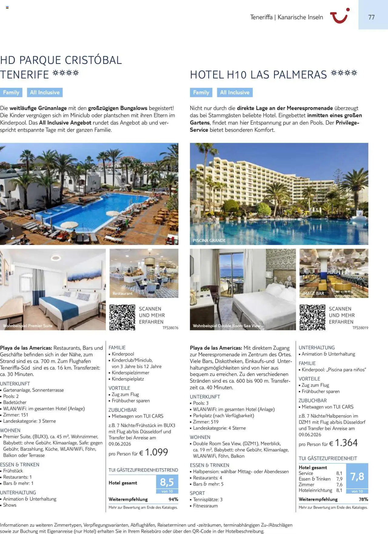 TUI Prospekt Kanaren, Kapverden & Senegal 2025/26	  – gültig ab 01.11.2025 | Seite: 77 | Produkte: Babybett