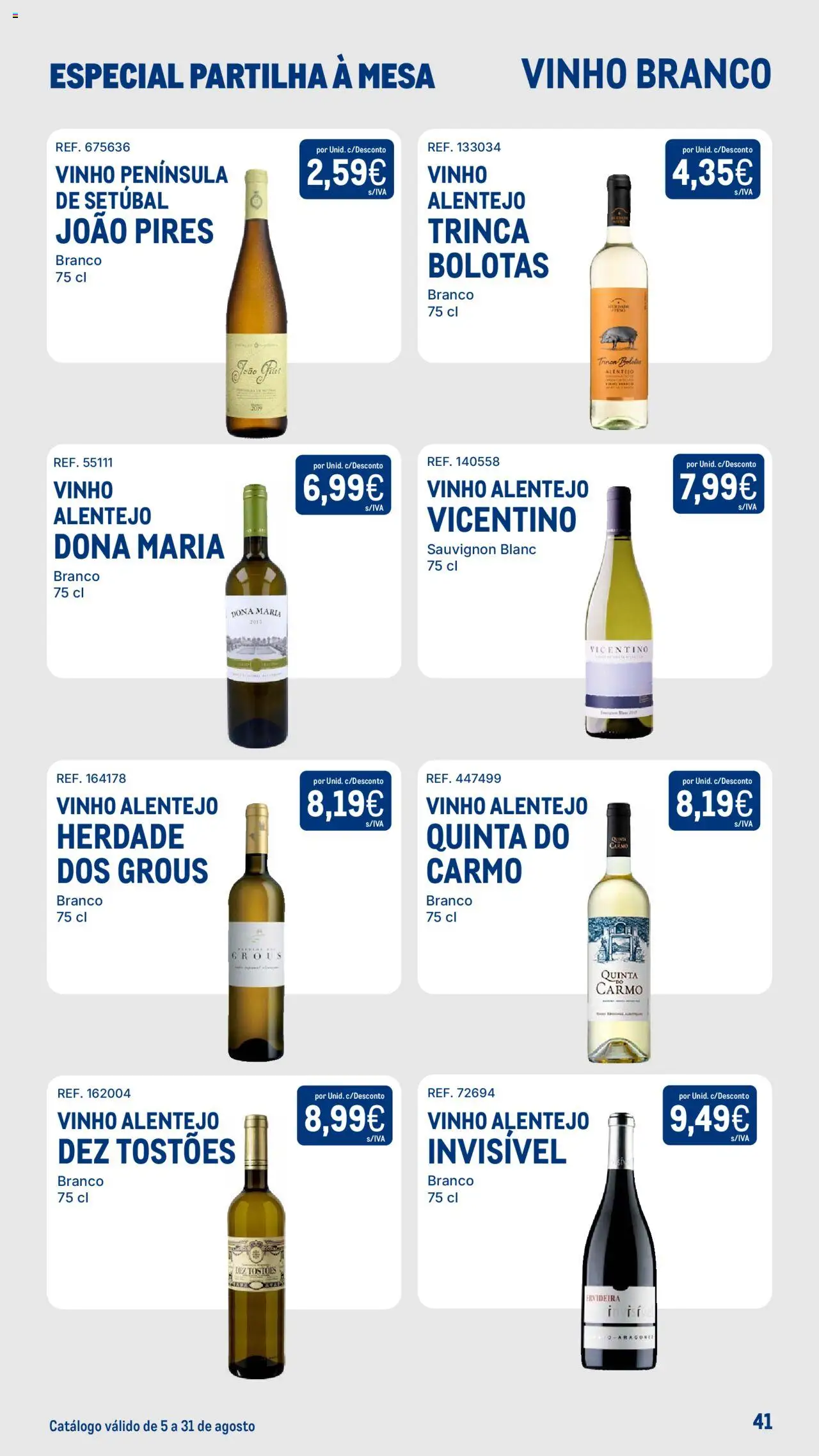 Makro - Especial Partilha à Mesa │ válido de 05.08.2025 | Página: 41 | Produtos: Mesa, Vinho