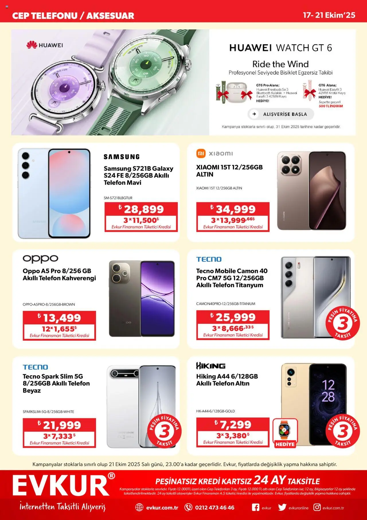 Evkur Muhteşem Fırsatlar - 17.10.2025 tarihinden itibaren geçerlidir | Sayfa: 3 | Ürünler: Telefon, Akıllı telefon, Kulaklık