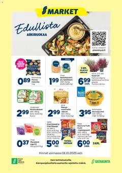 S-market-mainoslehti voimassa 15.10.2025 alkaen