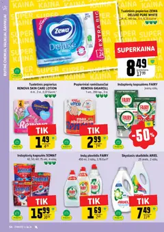 IKI leidinys galioja nuo 26.01.2026 | Puslapis: 50 | Prekių: Ploviklis, Tualetinis popierius
